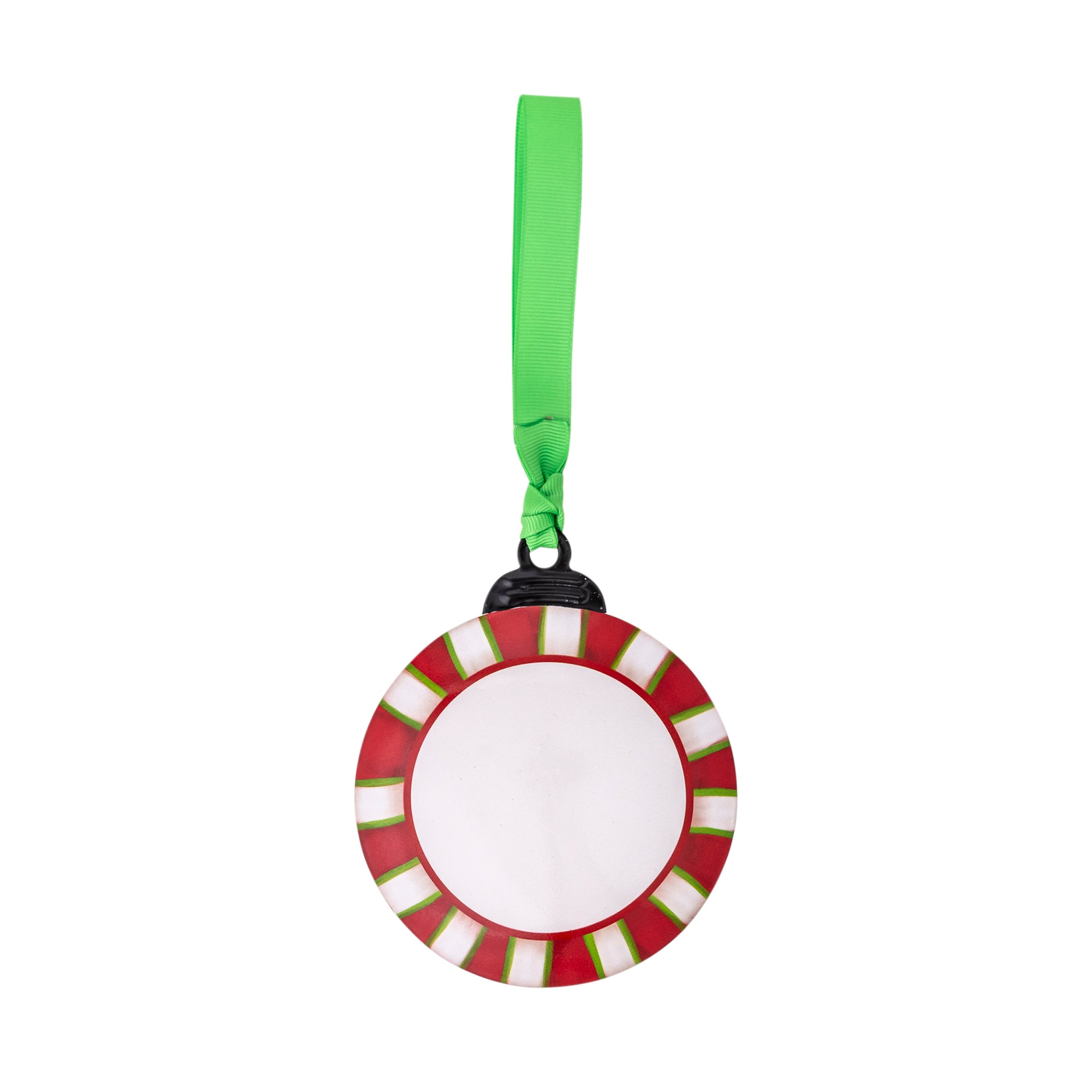 Metal Ornament: Ho Ho Ho (Santa)
