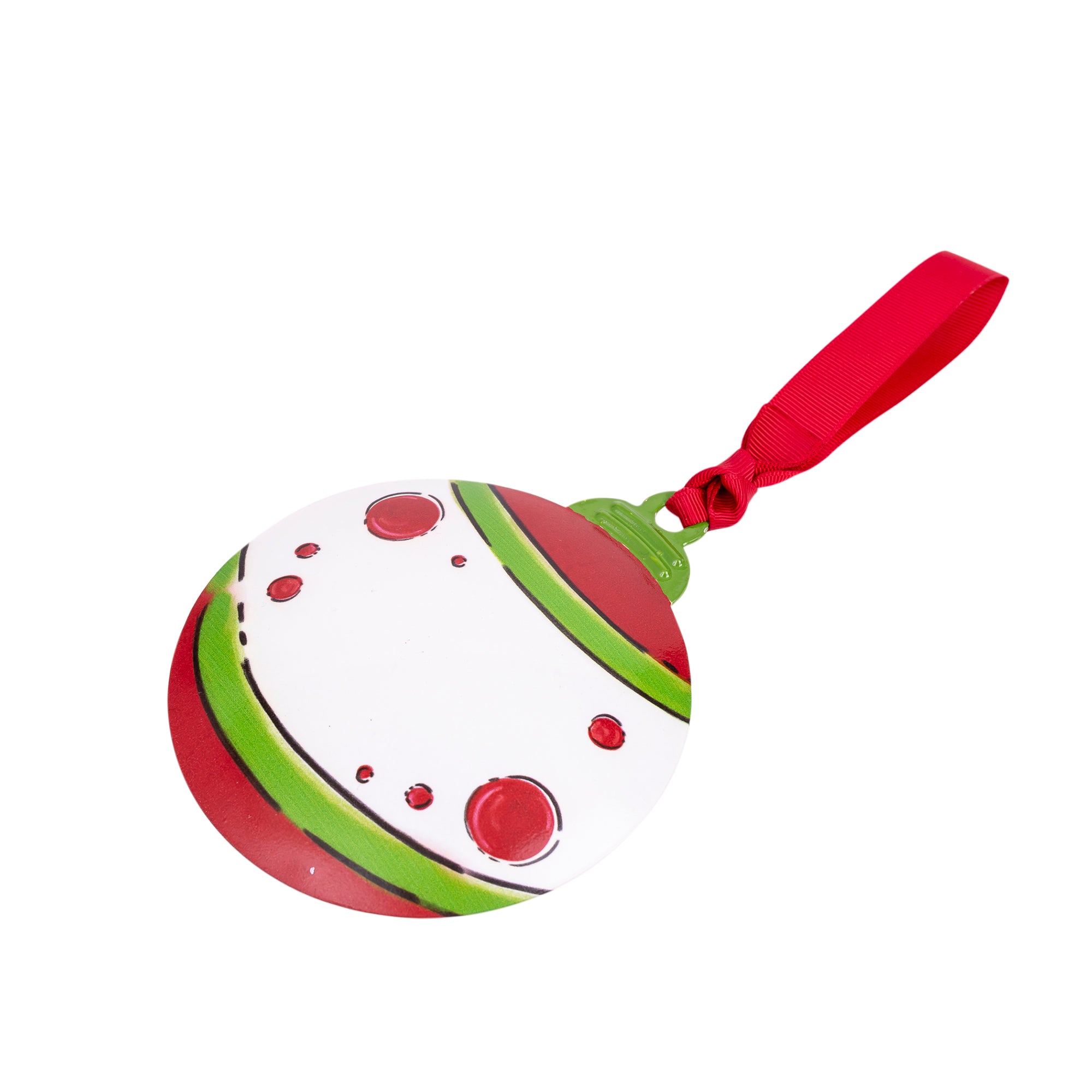 Metal Ornament: Merry & Bright