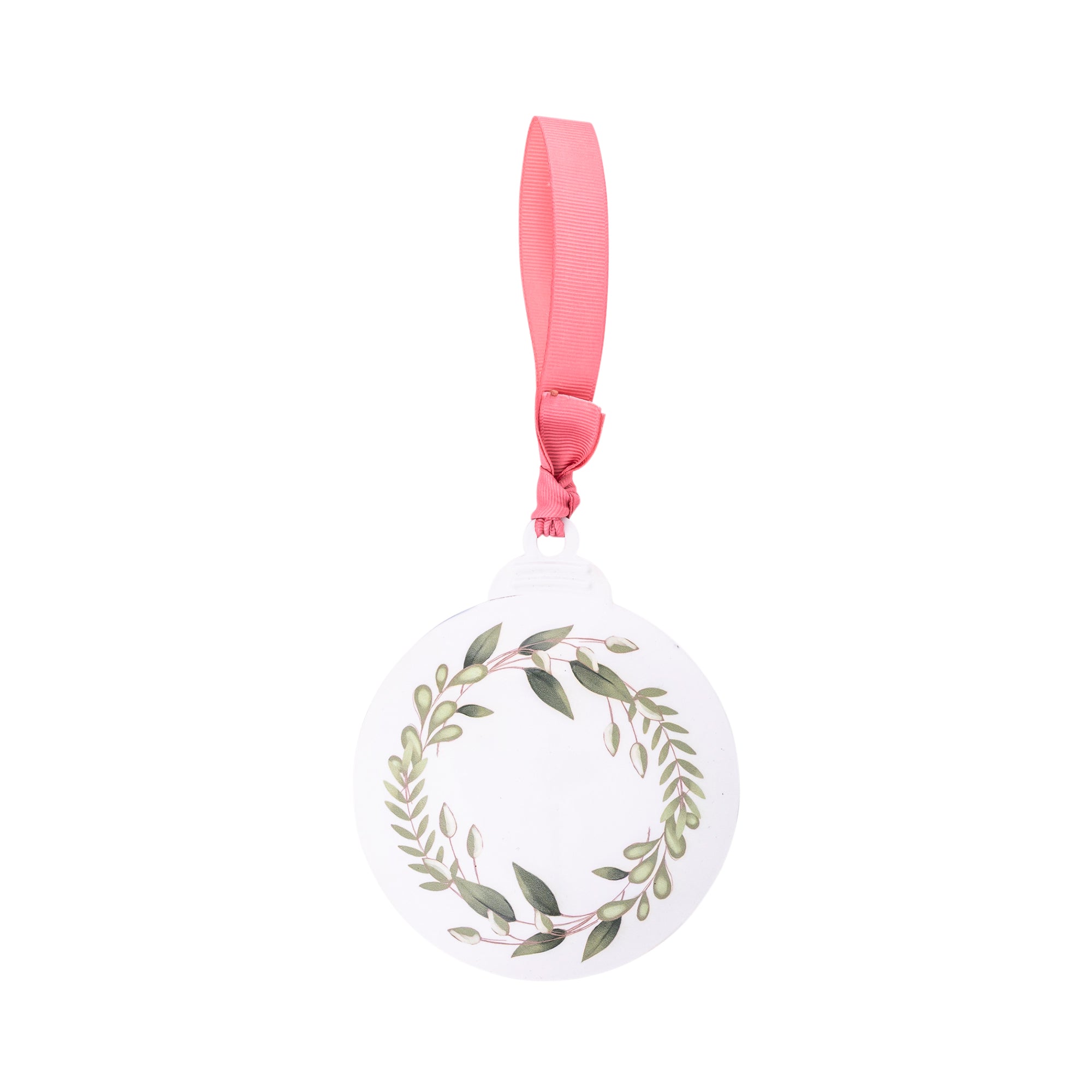 Metal Ornament: For This Child (Pink) 1 Samuel 1:27