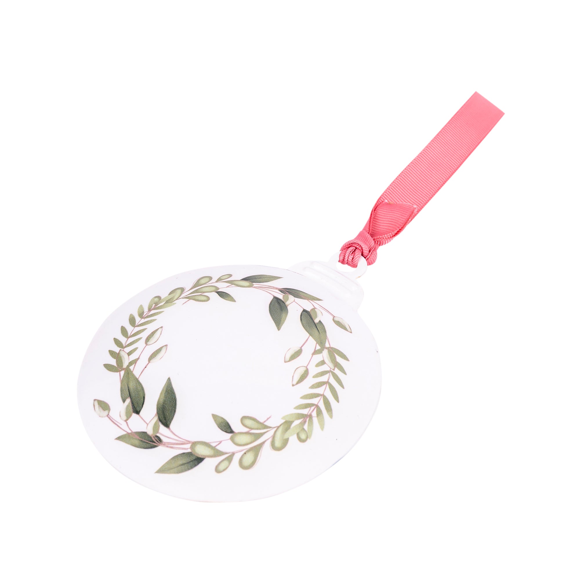 Metal Ornament: For This Child (Pink) 1 Samuel 1:27