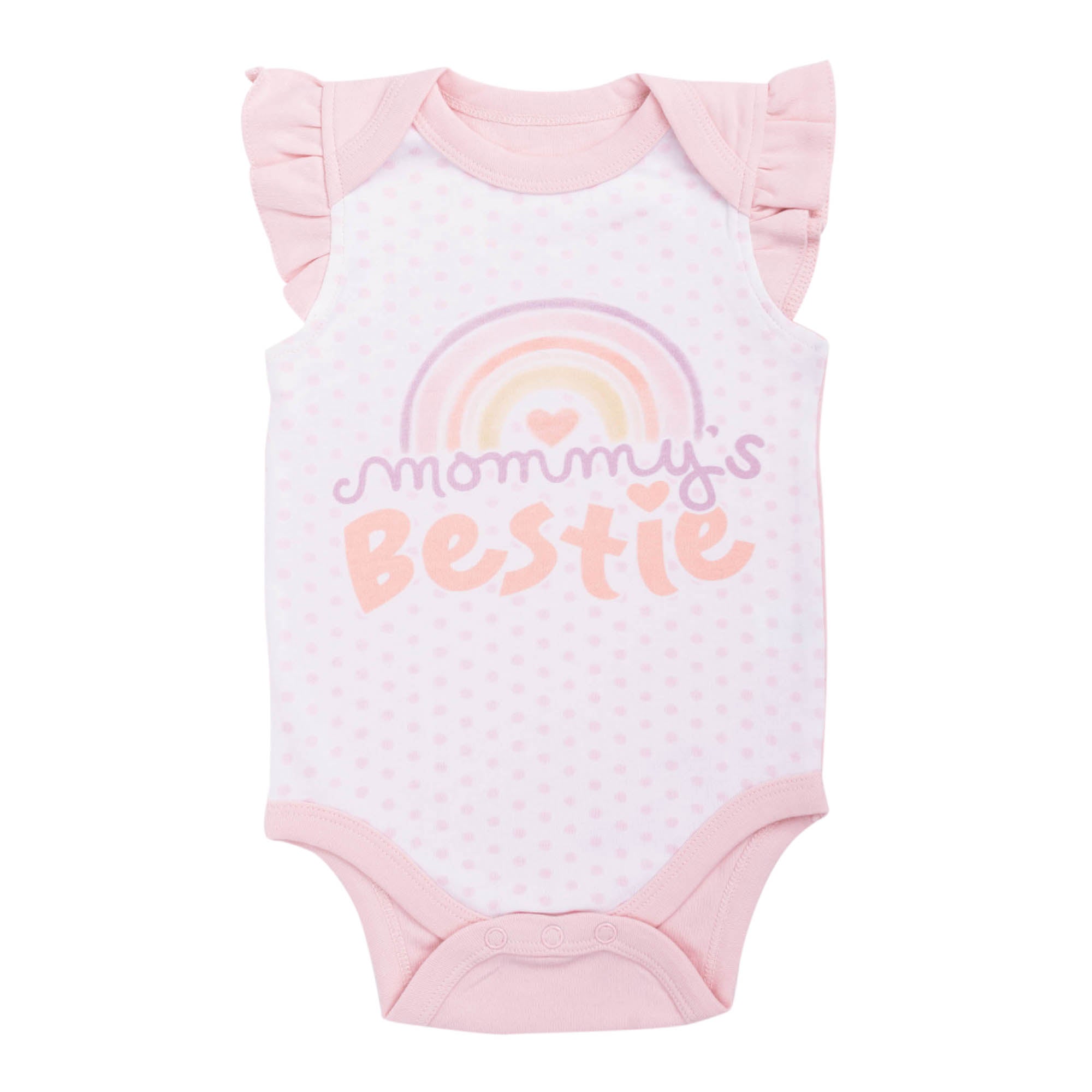 Bodysuit: Mommy's Bestie,3-6 mo.