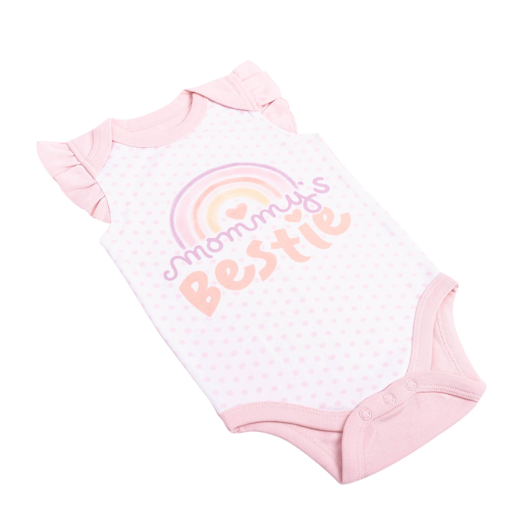 Bodysuit: Mommy's Bestie,3-6 mo.