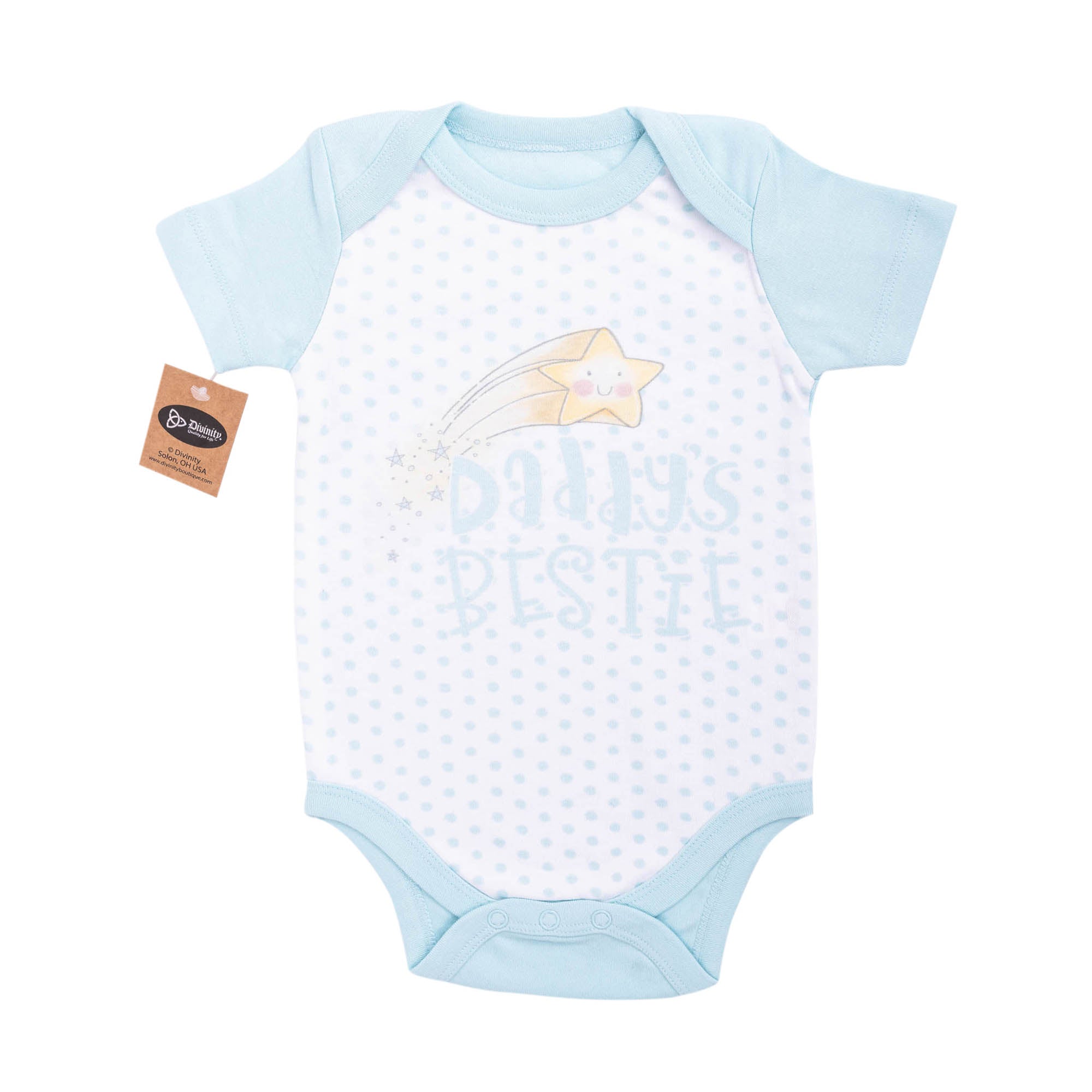 Bodysuit: Daddy's Bestie,3-6 mo.