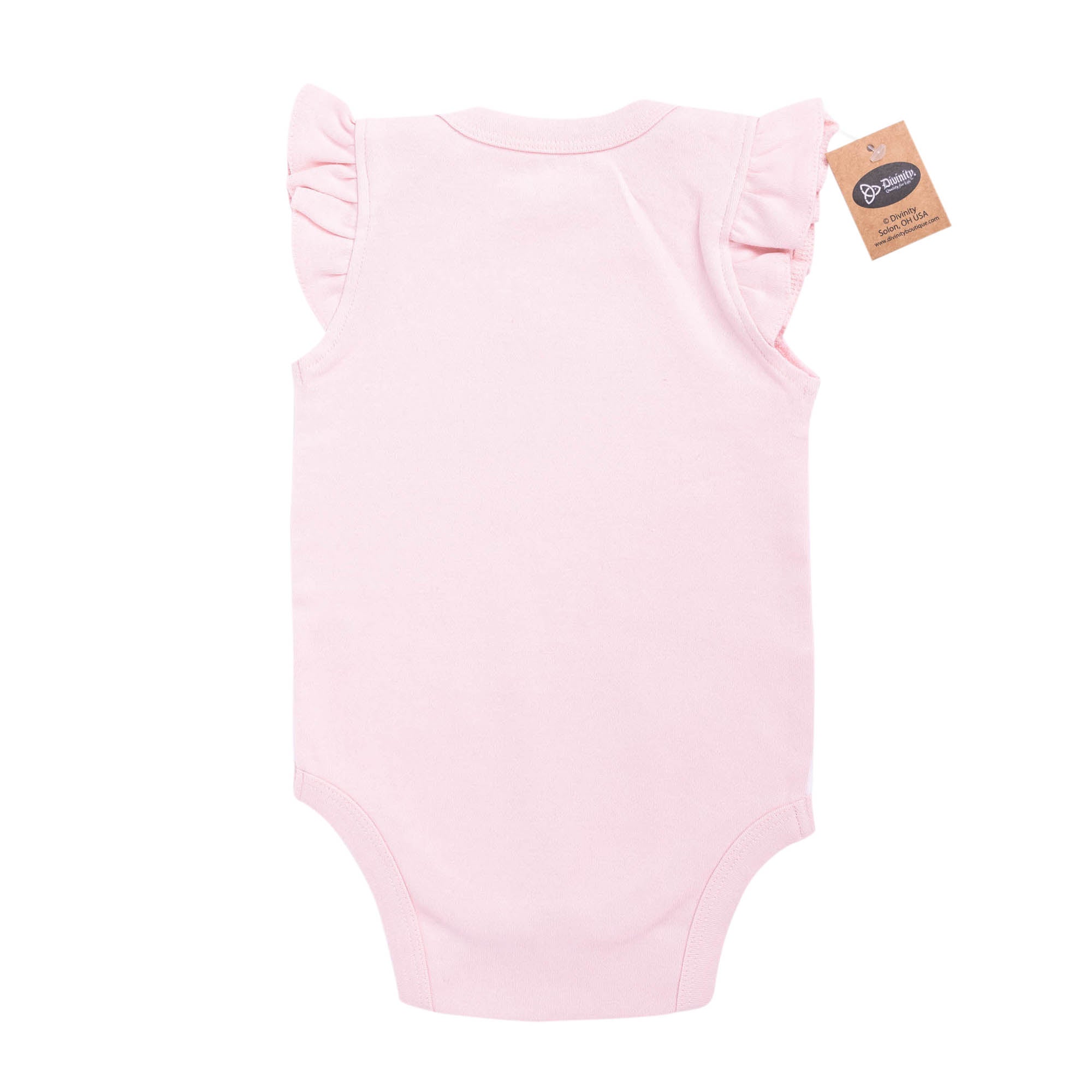 Bodysuit: Little Angel (Pink),3-6 mo.