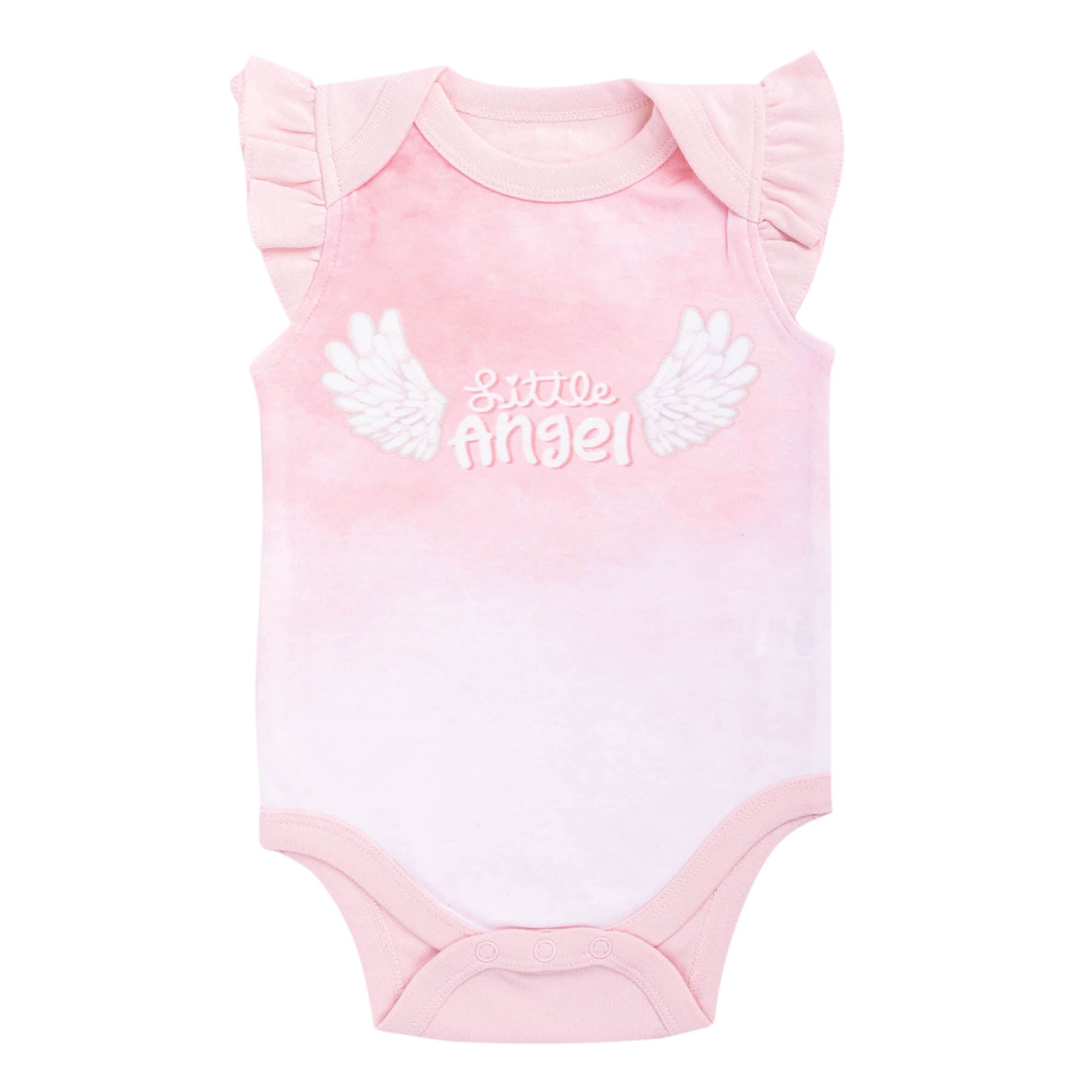 Bodysuit: Little Angel (Pink),3-6 mo.