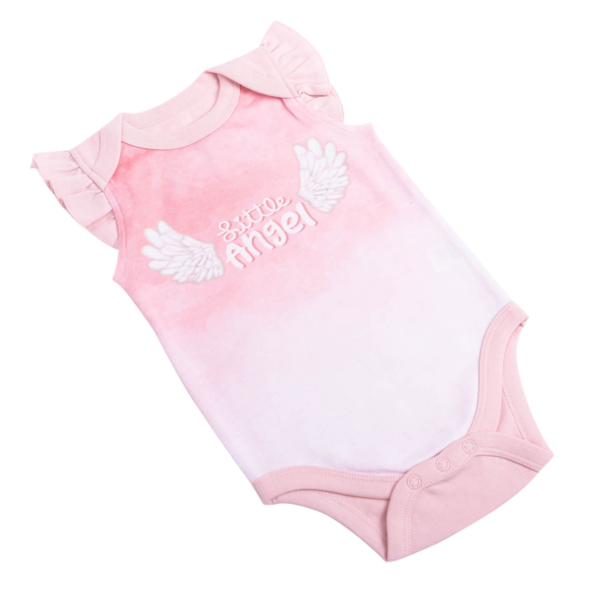 Bodysuit: Little Angel (Pink),3-6 mo.