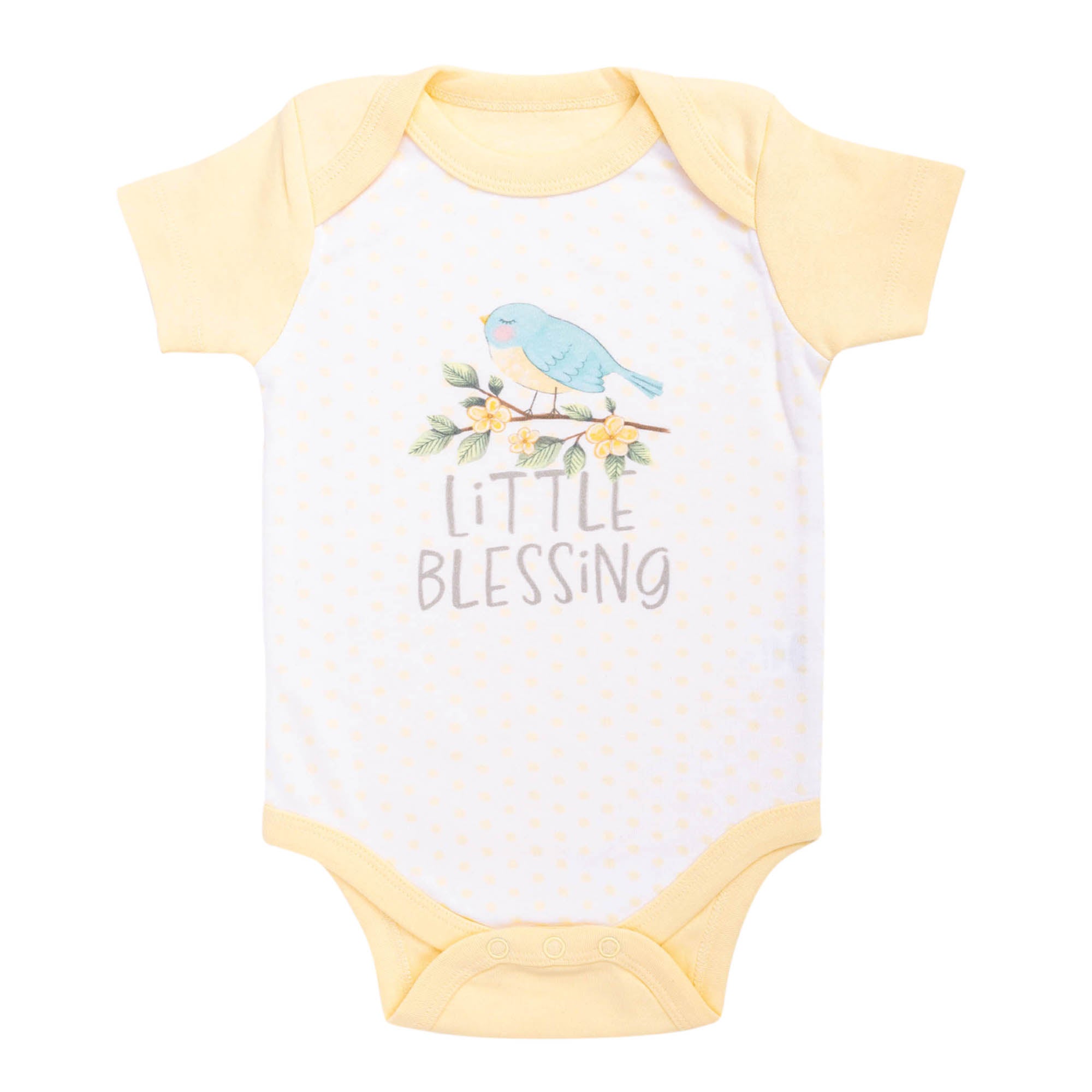 Bodysuit: Little Blessing,3-6 mo.