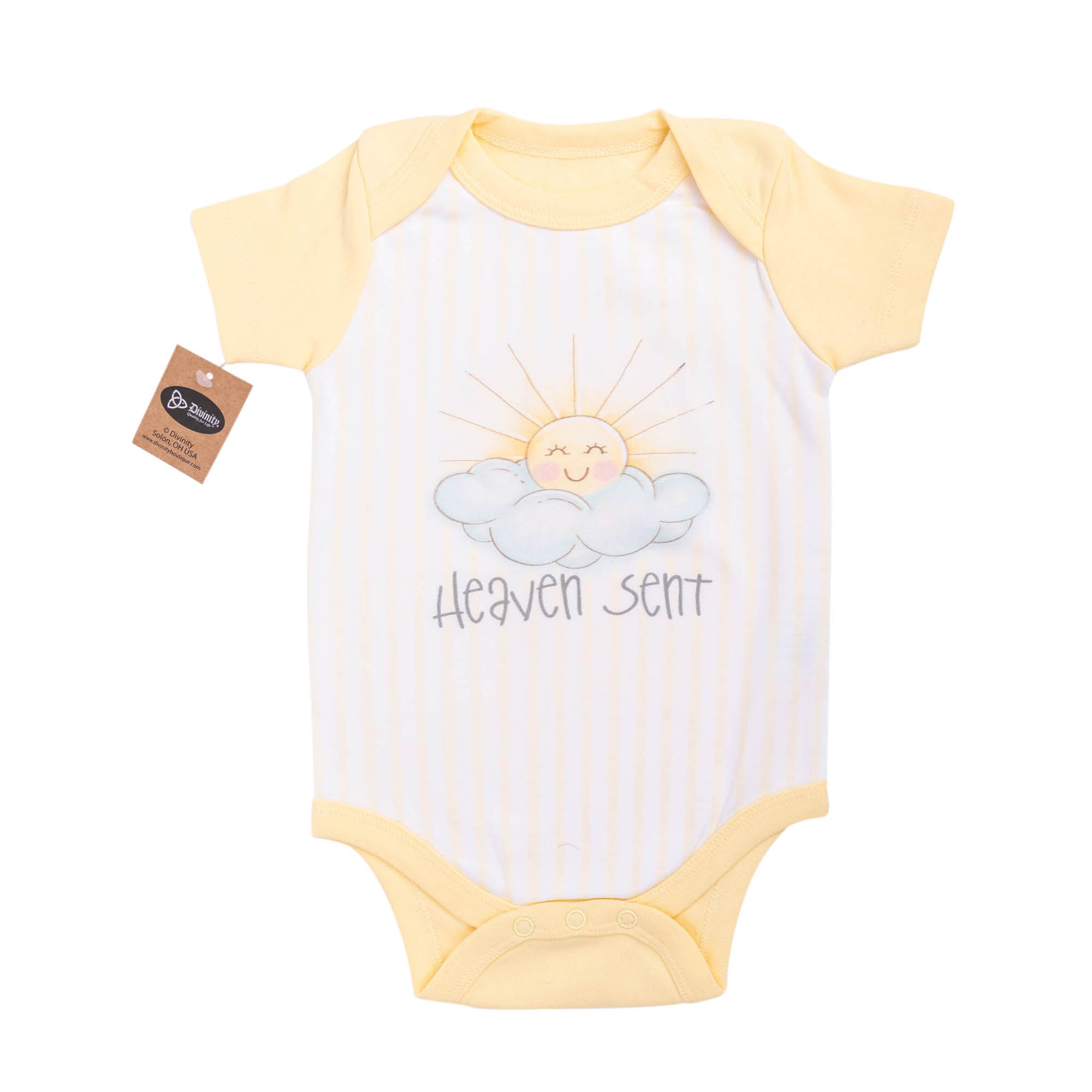 Bodysuit: Heaven Sent,3-6 mo.