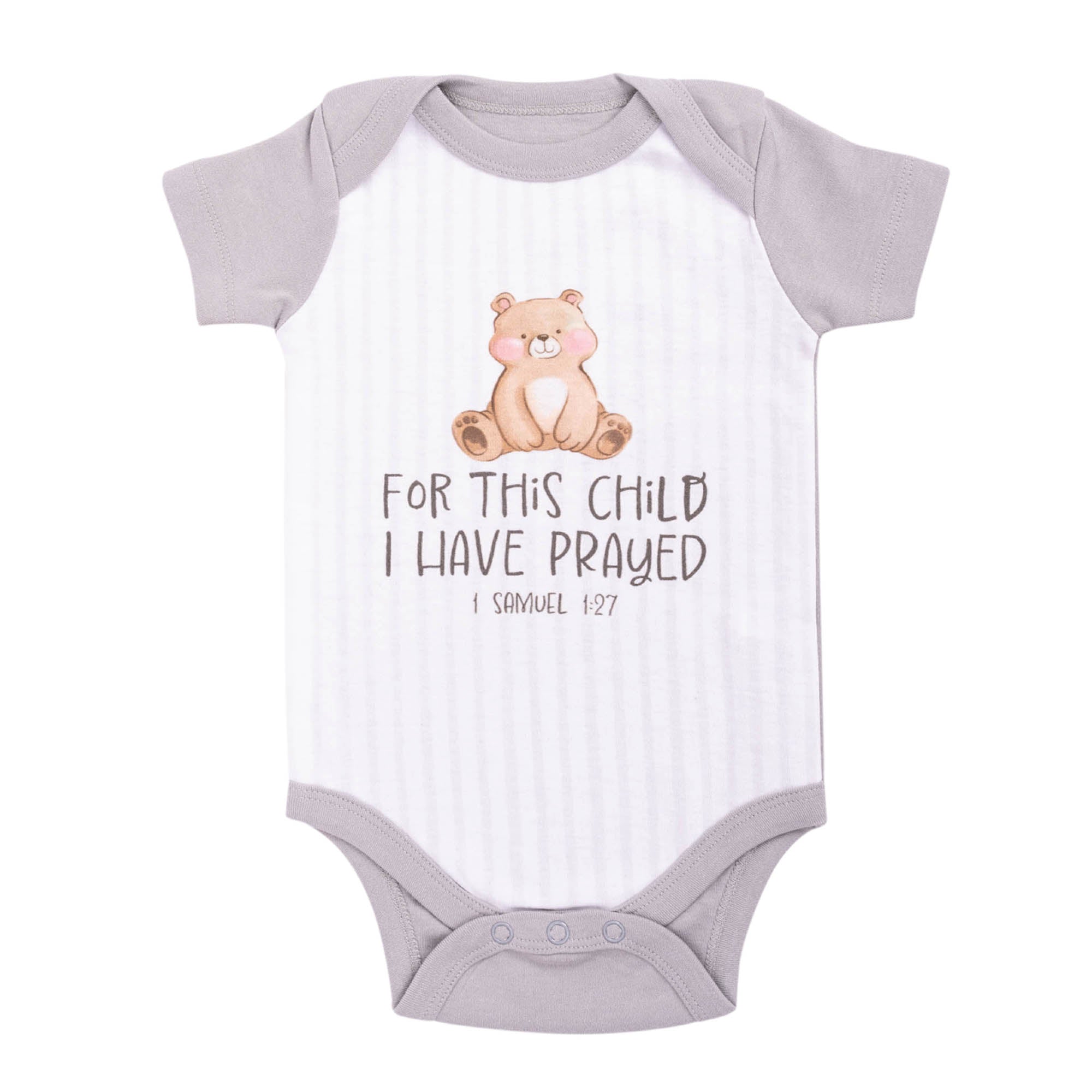 Bodysuit: For This Child (1 Samuel 1:27),3-6 mo.