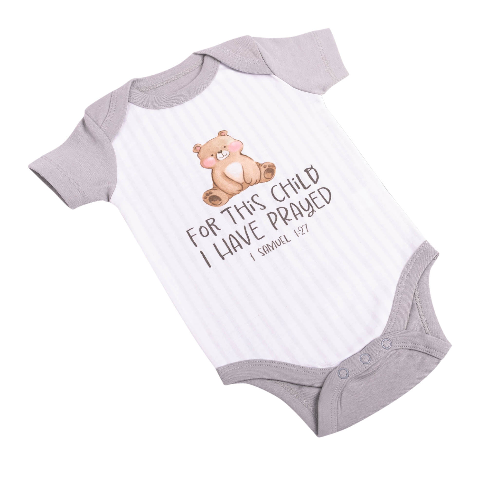 Bodysuit: For This Child (1 Samuel 1:27),3-6 mo.