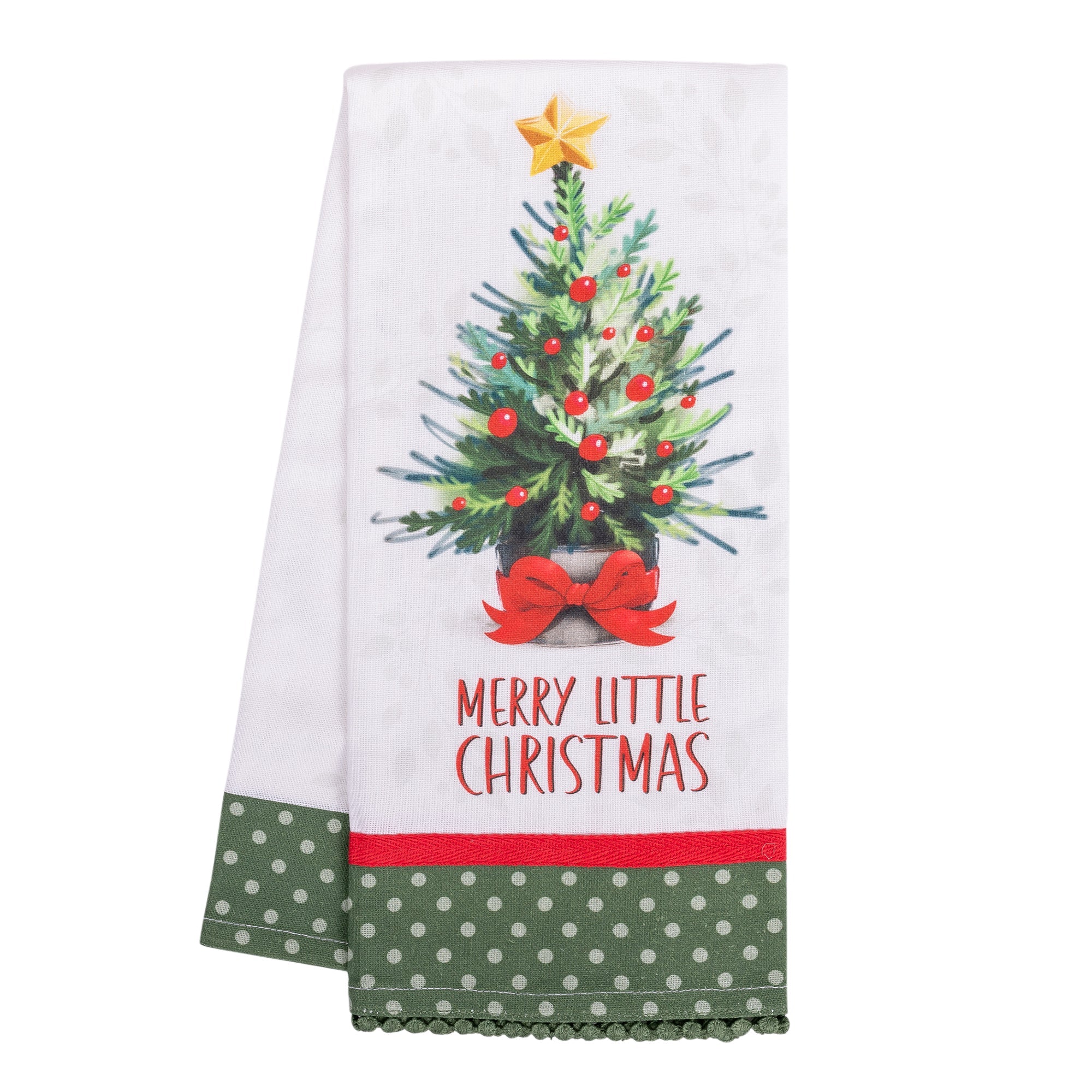 Tea Towel: Tree Merry Little