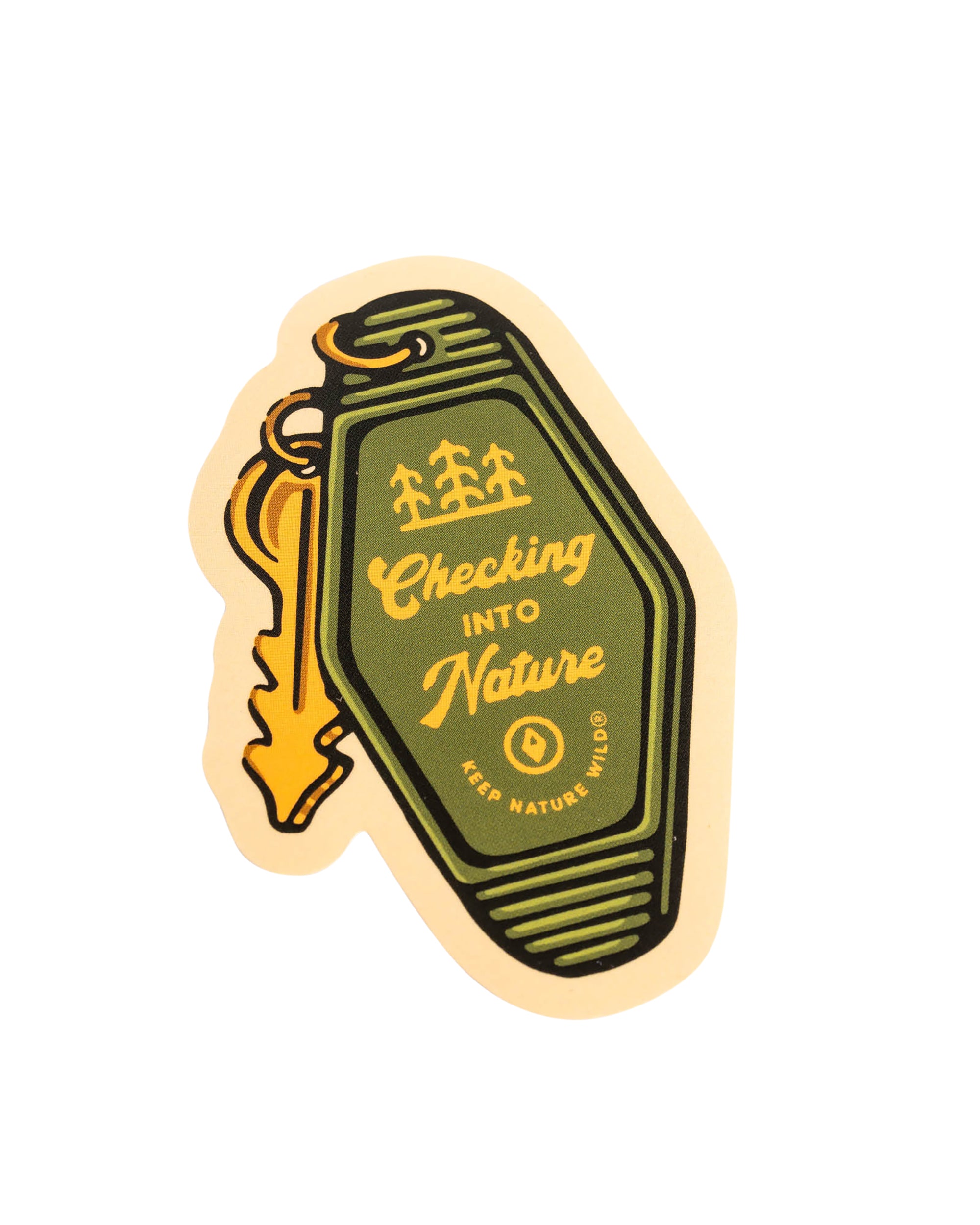 Checking into Nature | Sticker
