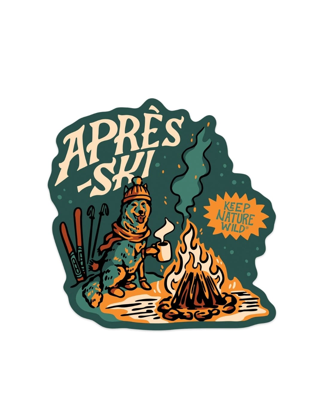 Apres Ski Dog | Sticker