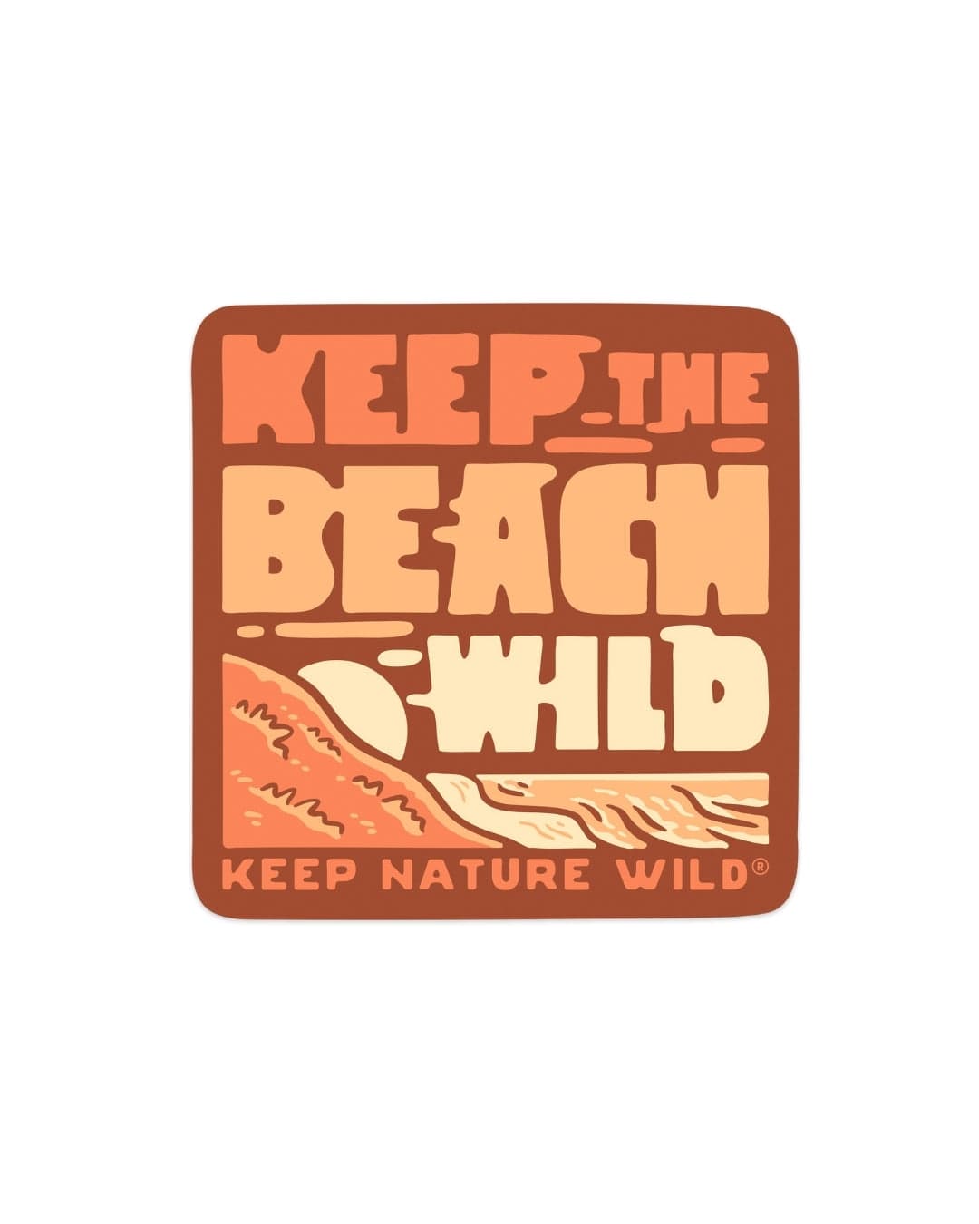 Keep Beaches Wild | Sticker