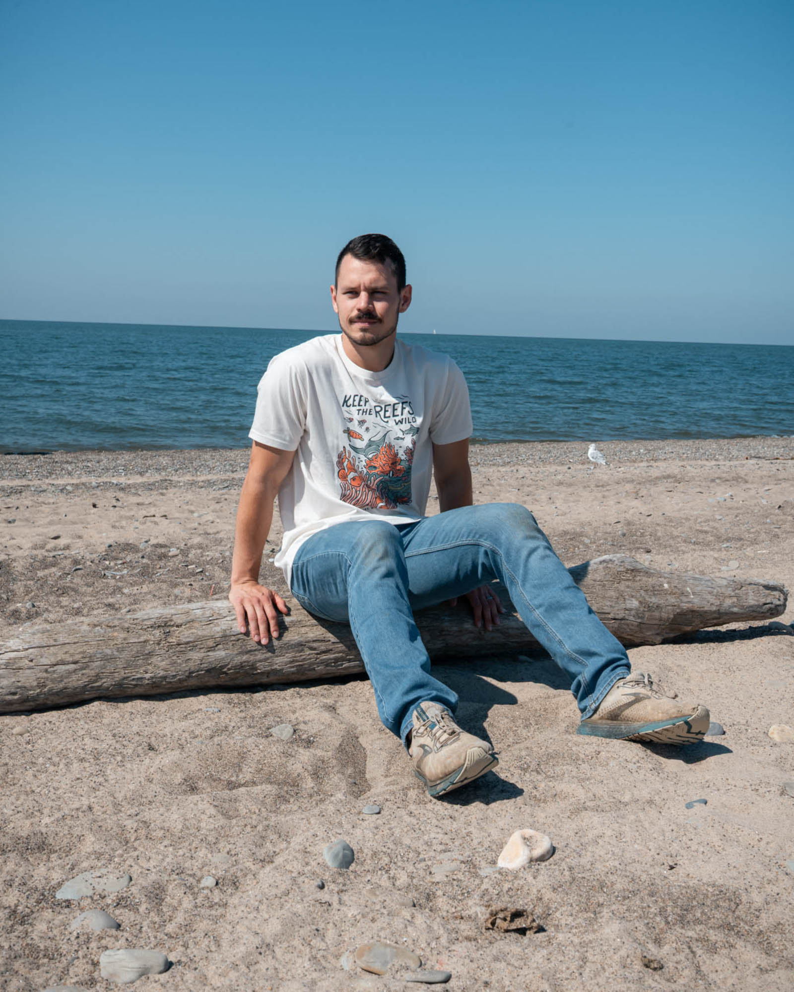 Wild Reefs Unisex Tee | Natural