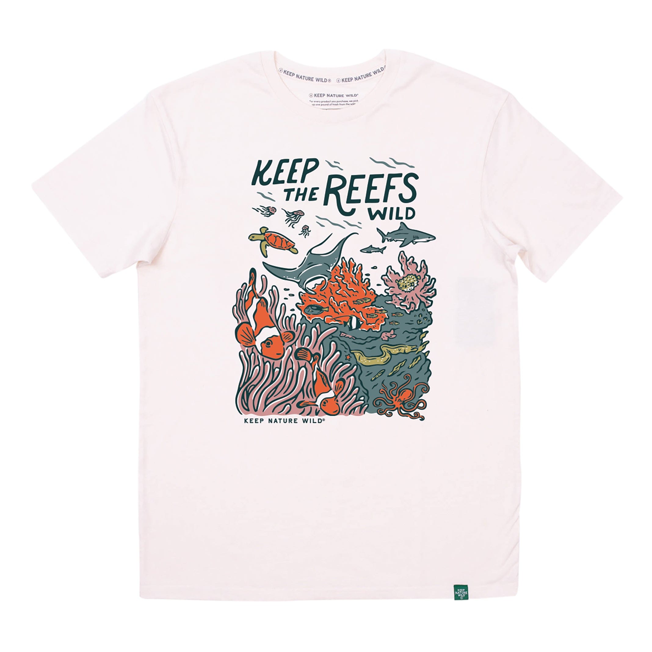 Wild Reefs Unisex Tee | Natural