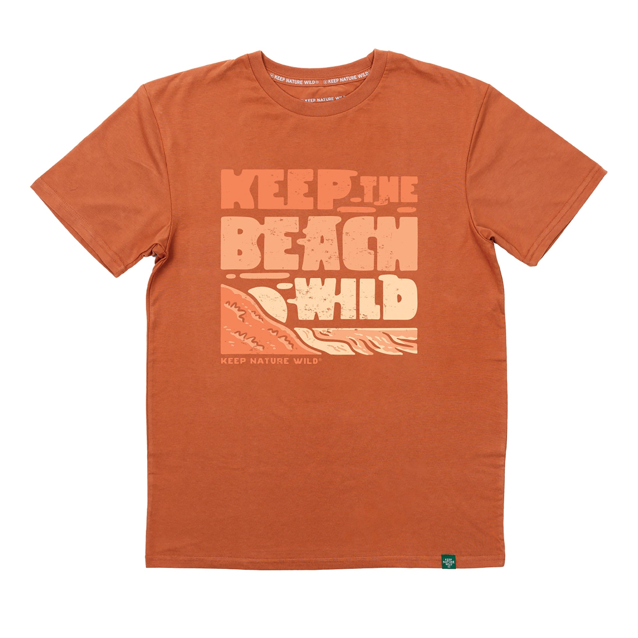 Keep Beaches Wild Unisex Tee | Redwood