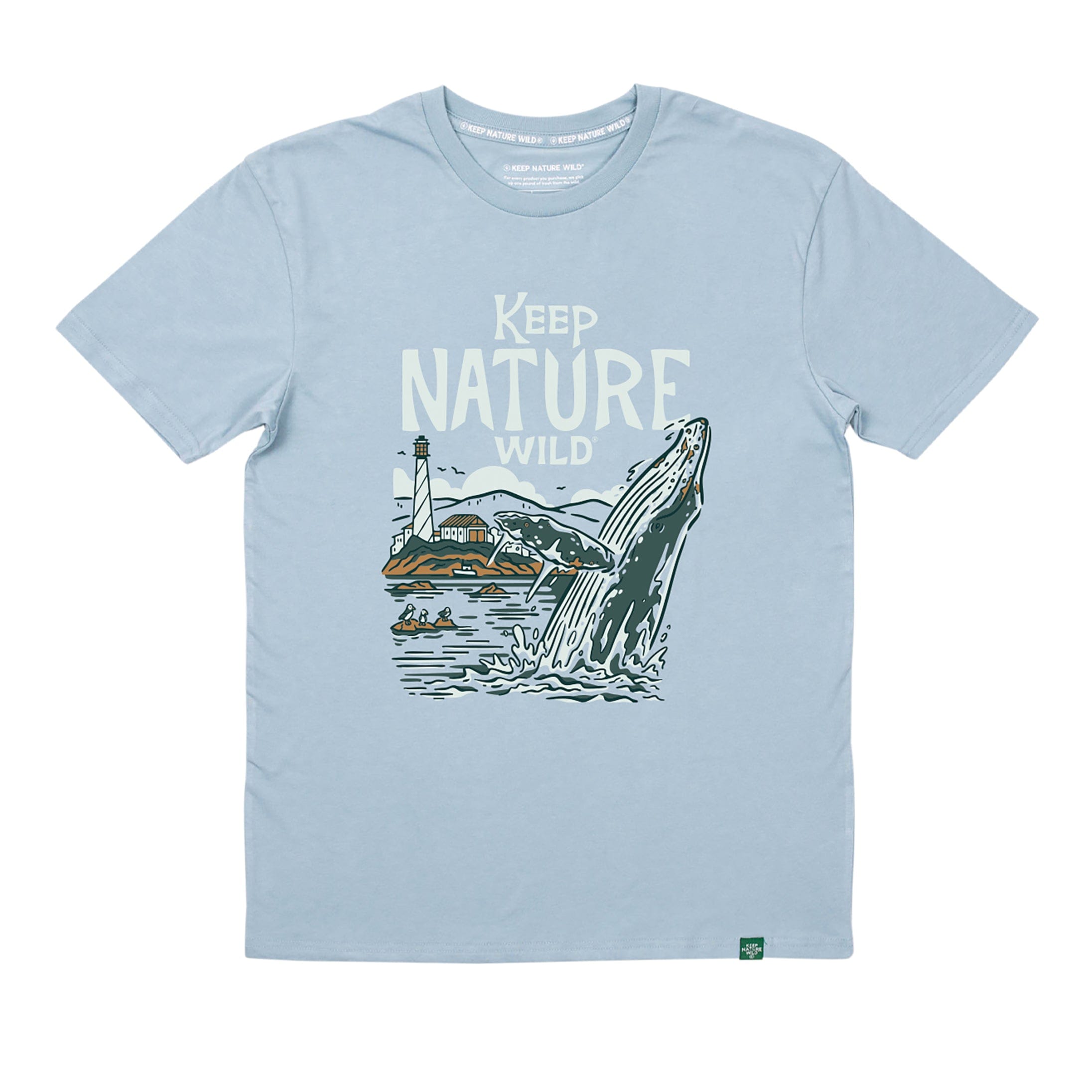 Wild Humpback Unisex Tee | Morning Mist