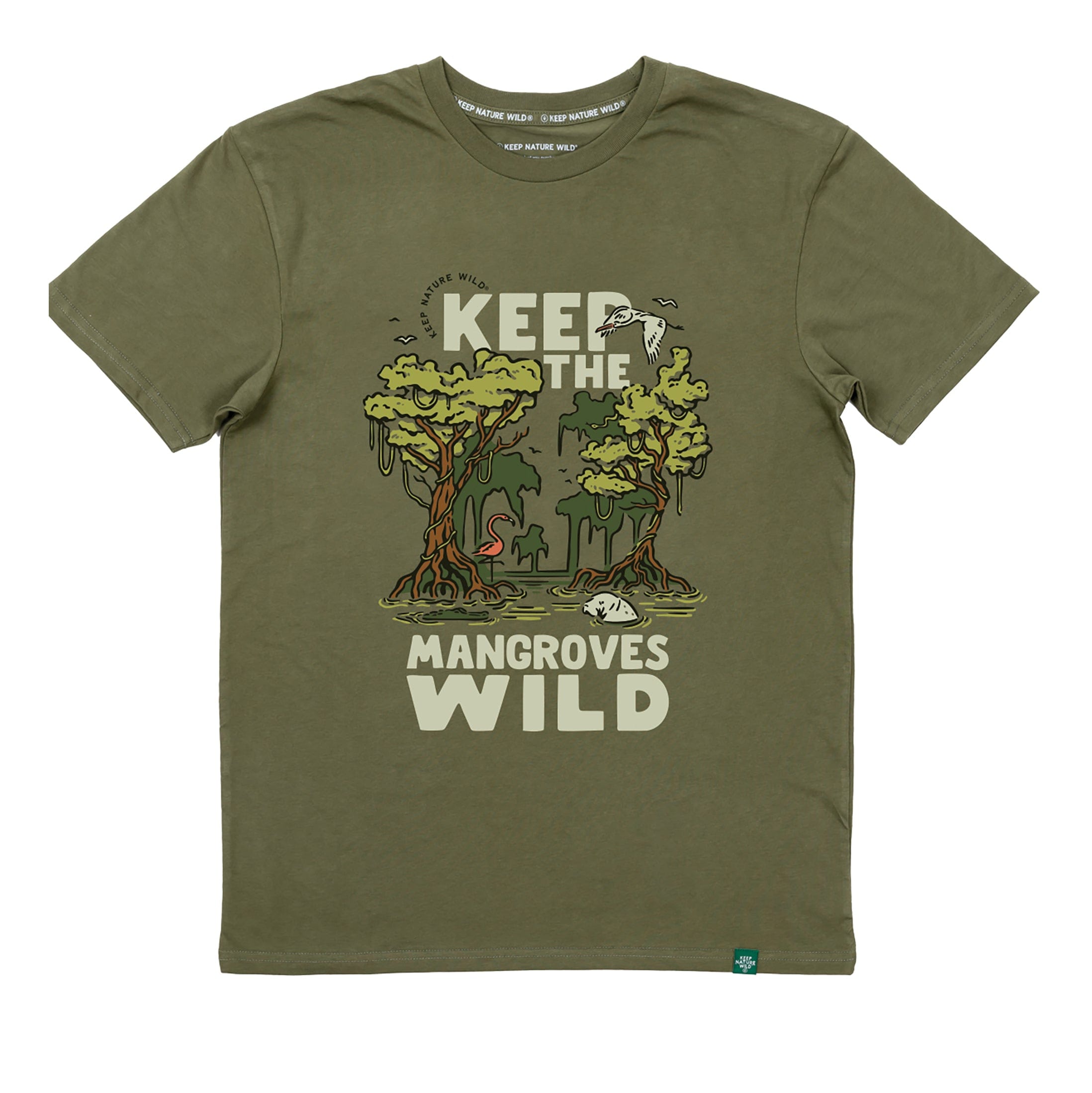 Wild Mangroves Unisex Tee | Olive