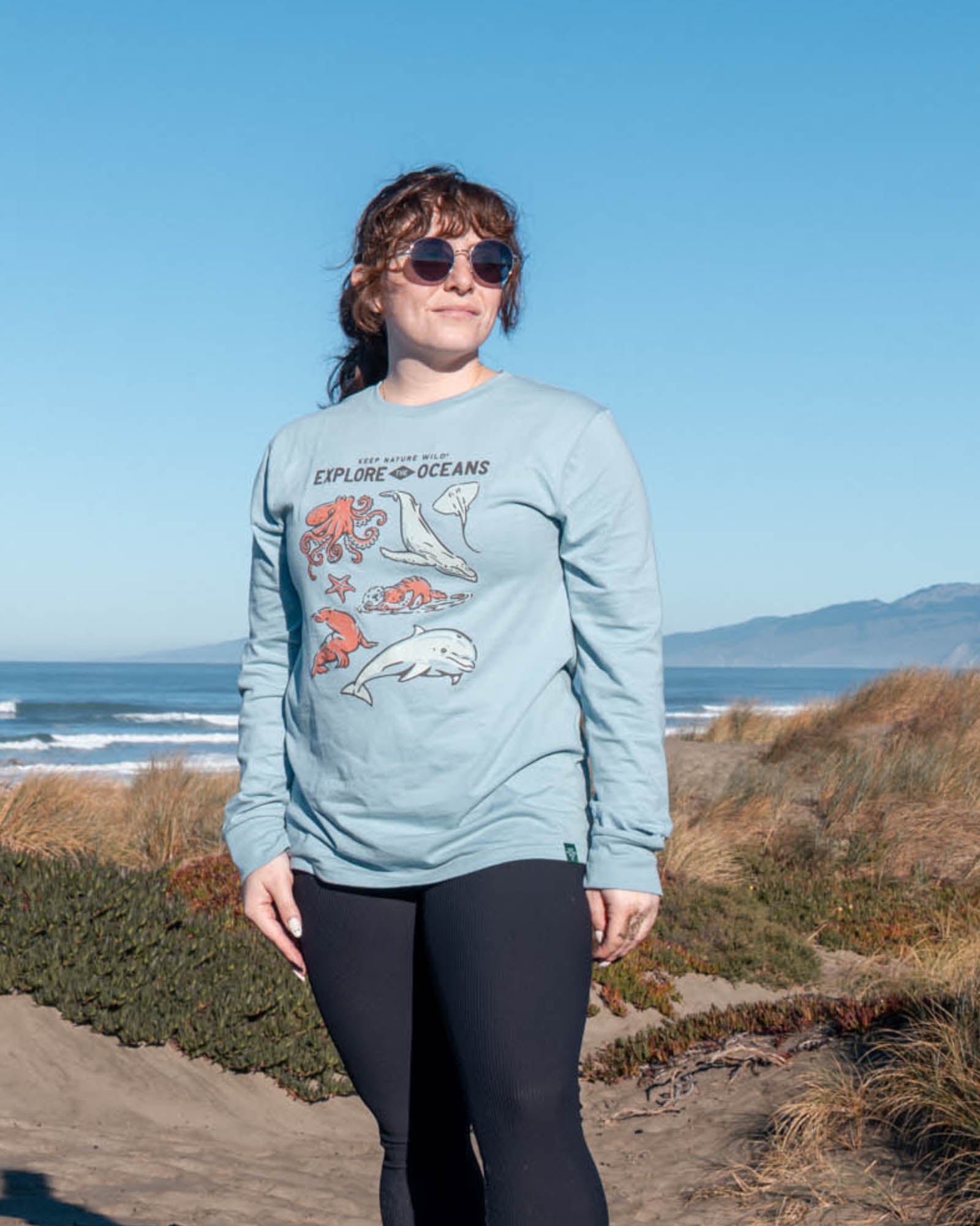 Nature Study West Coast Unisex Long Sleeve Shirt | Morning Mist