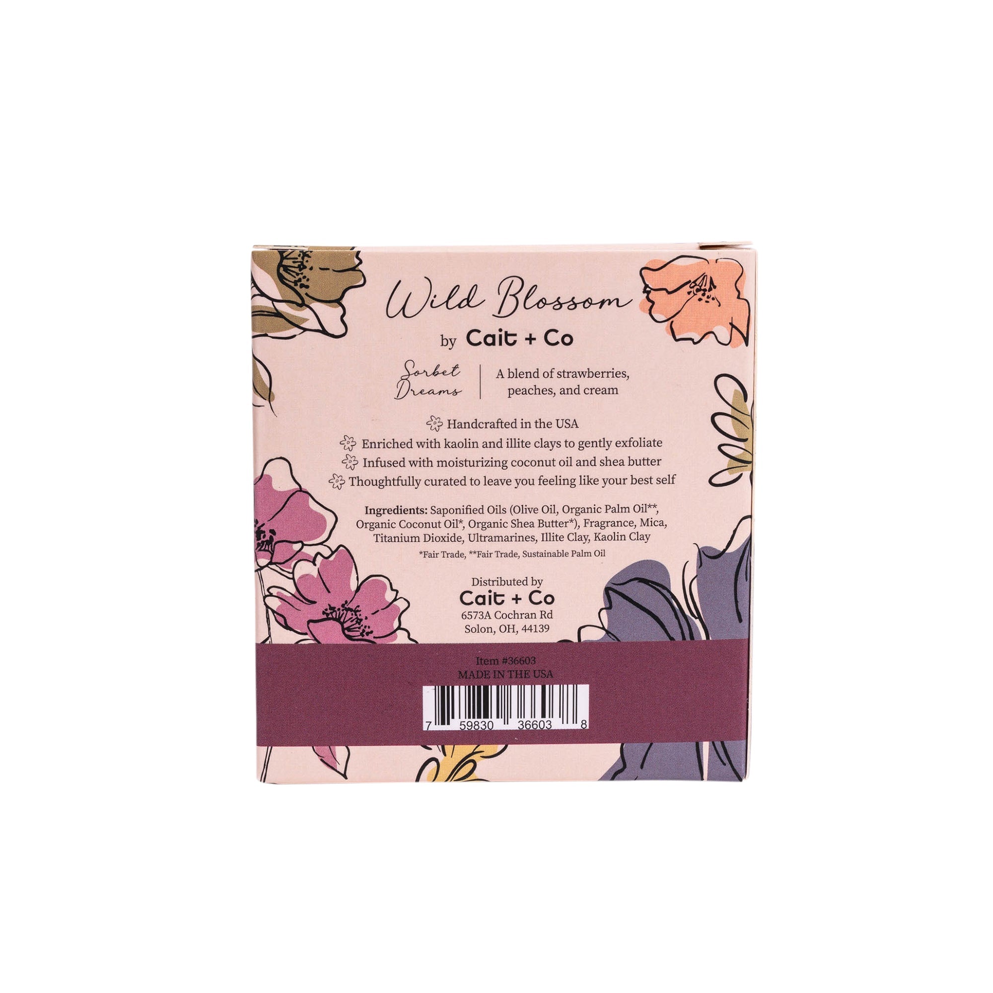 Wild Blossom Soap No. 3 - Sorbet Dreams