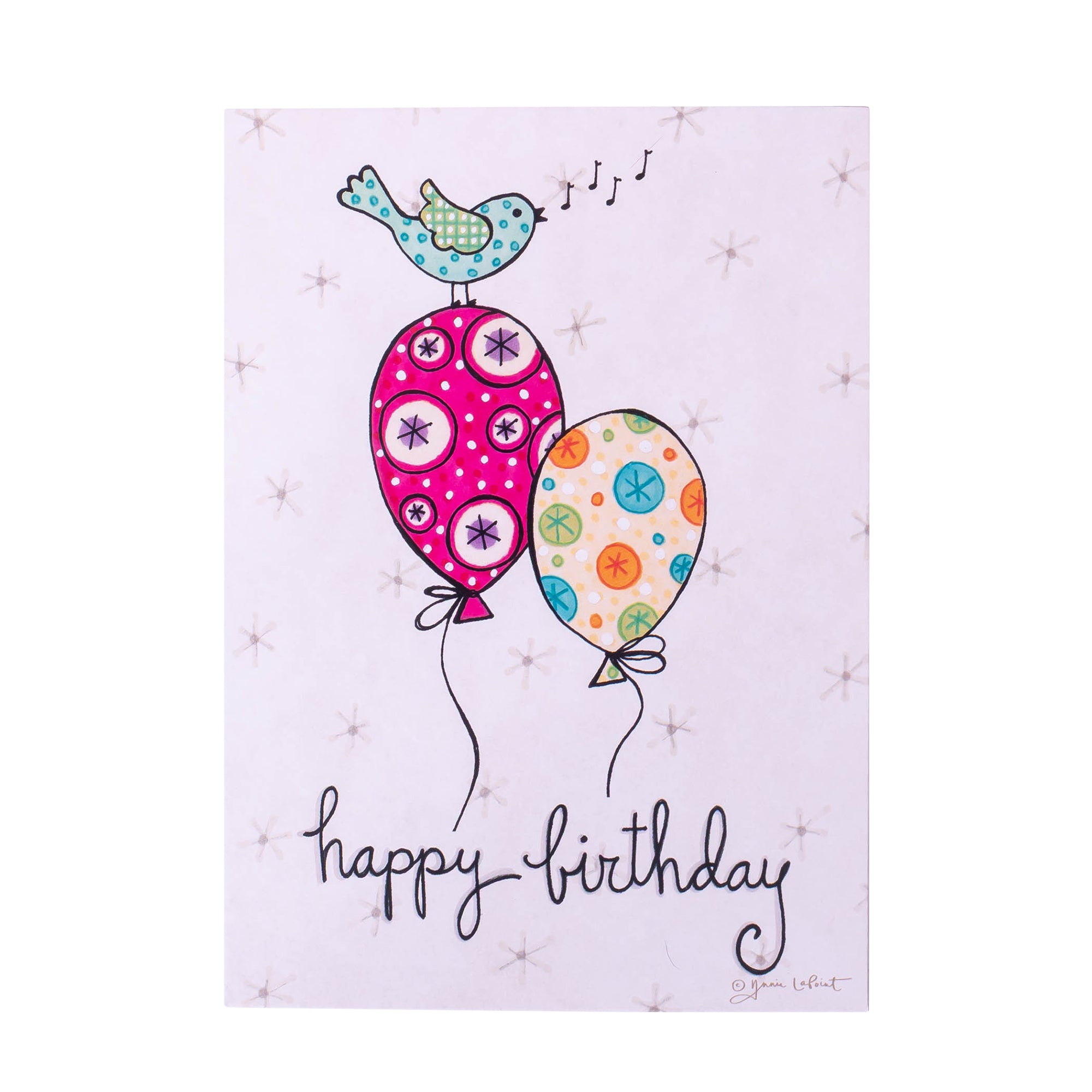 Boxed Greeting Cards: 12CT Birthday for Her - Whimsical Illustration