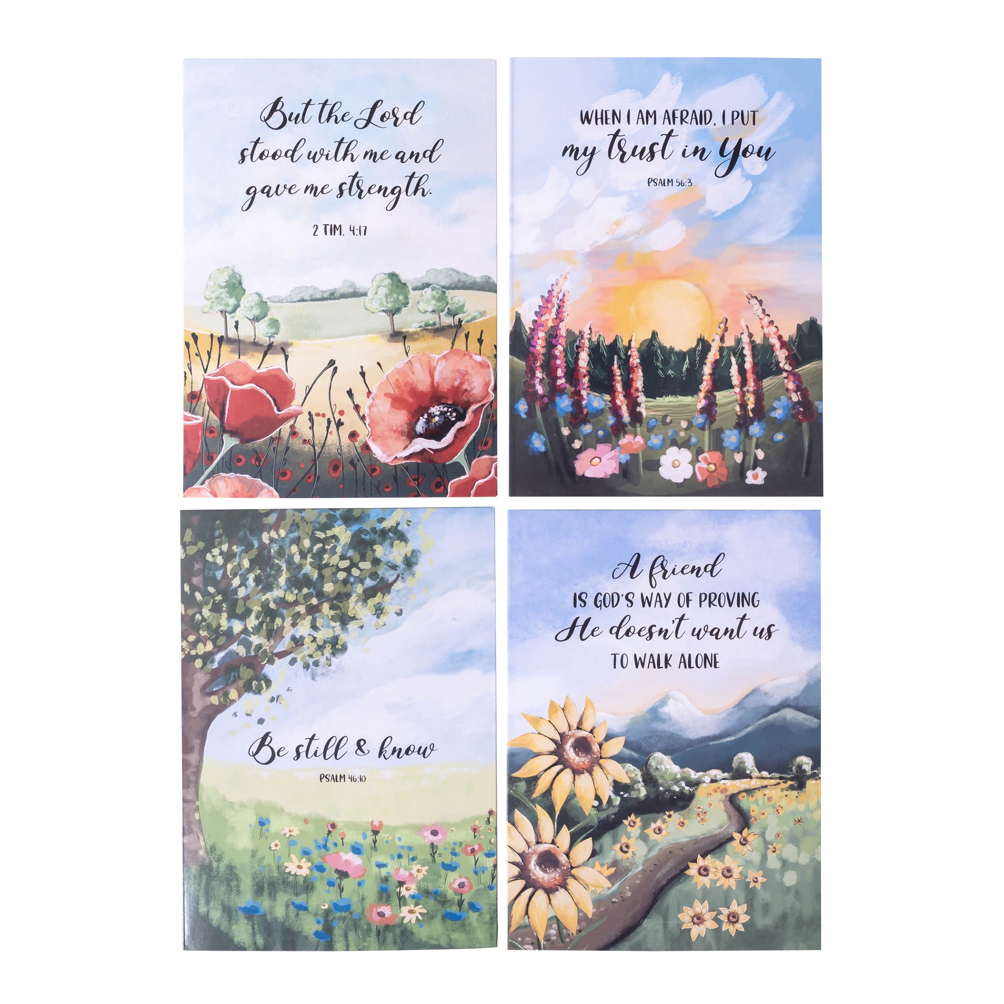 Boxed Greeting Cards: 12CT Encouragement - Painterly Scenery