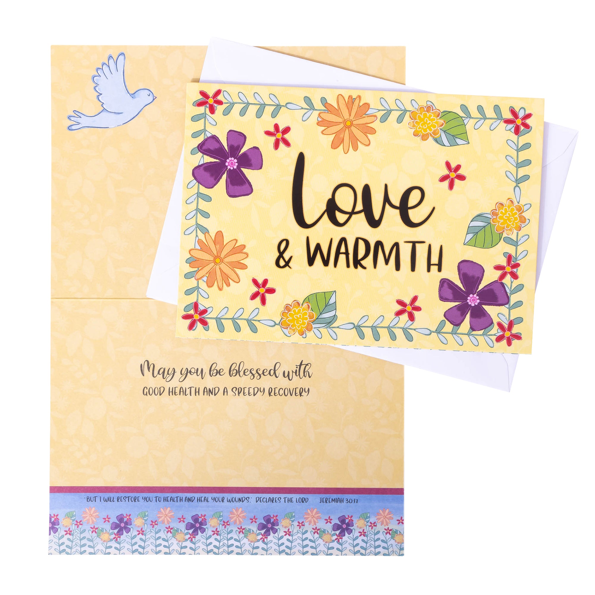 Boxed Greeting Cards: 12CT Get Well - Sunshine and Flowers