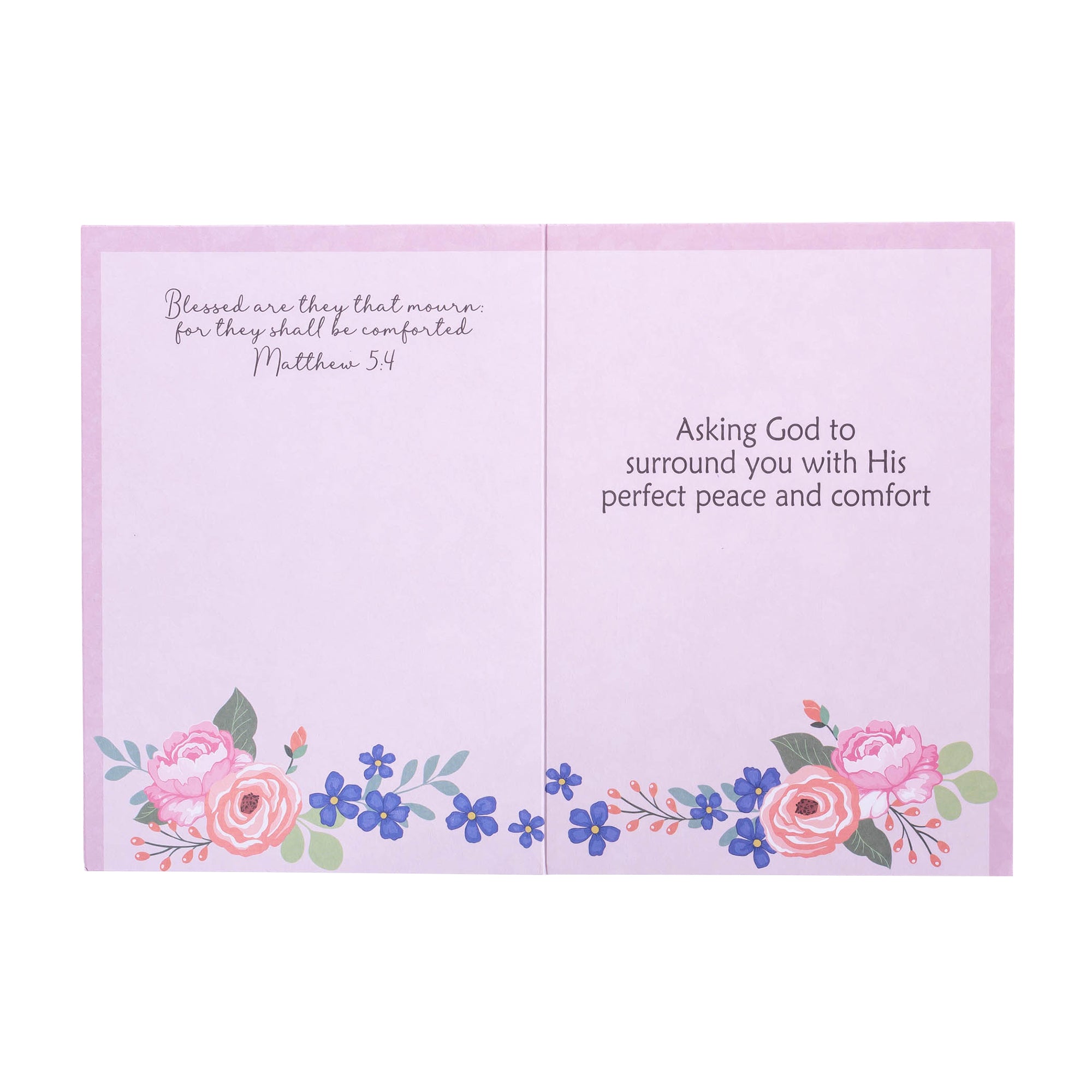 Boxed Greeting Cards: 12CT Sympathy - Peach Flowers