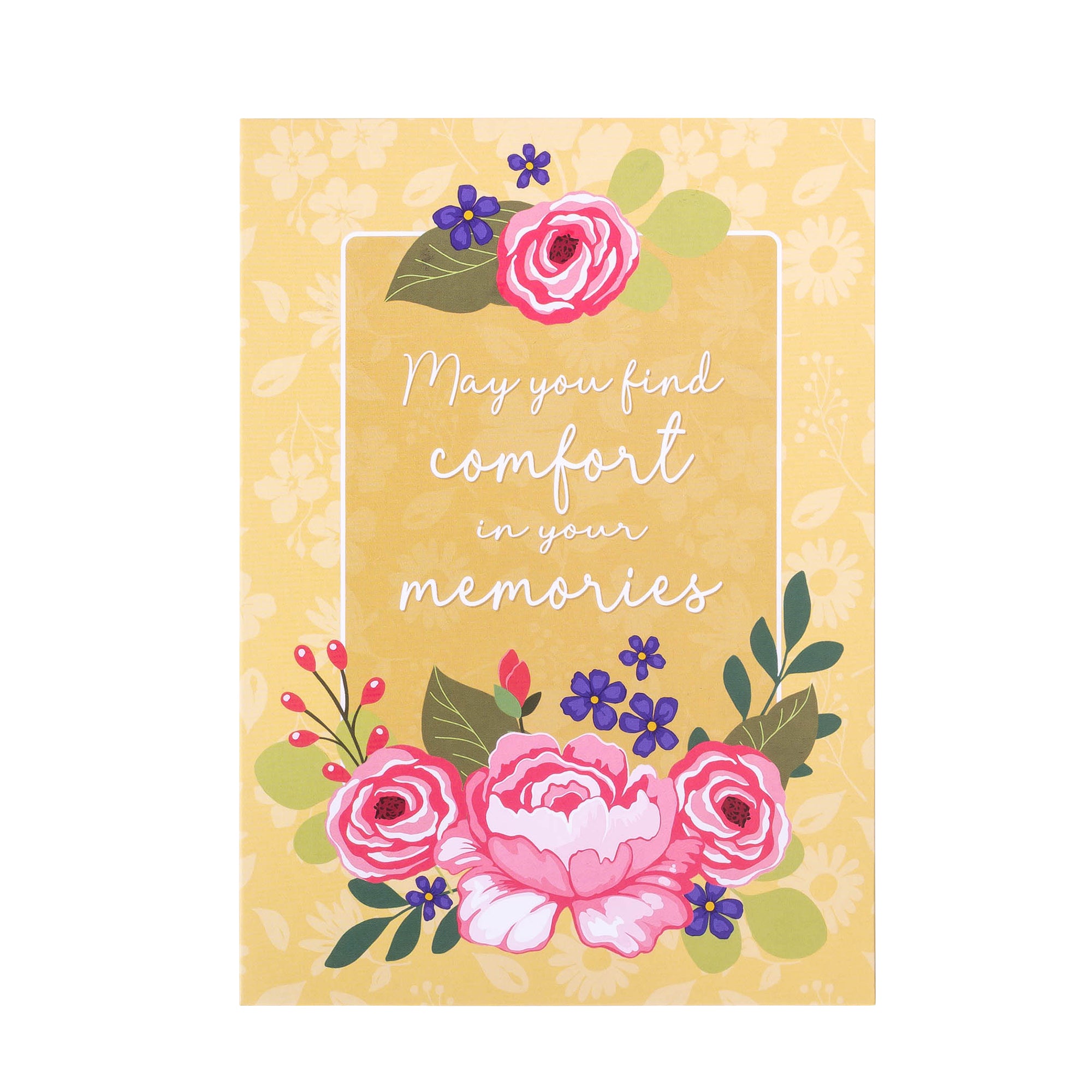 Boxed Greeting Cards: 12CT Sympathy - Peach Flowers