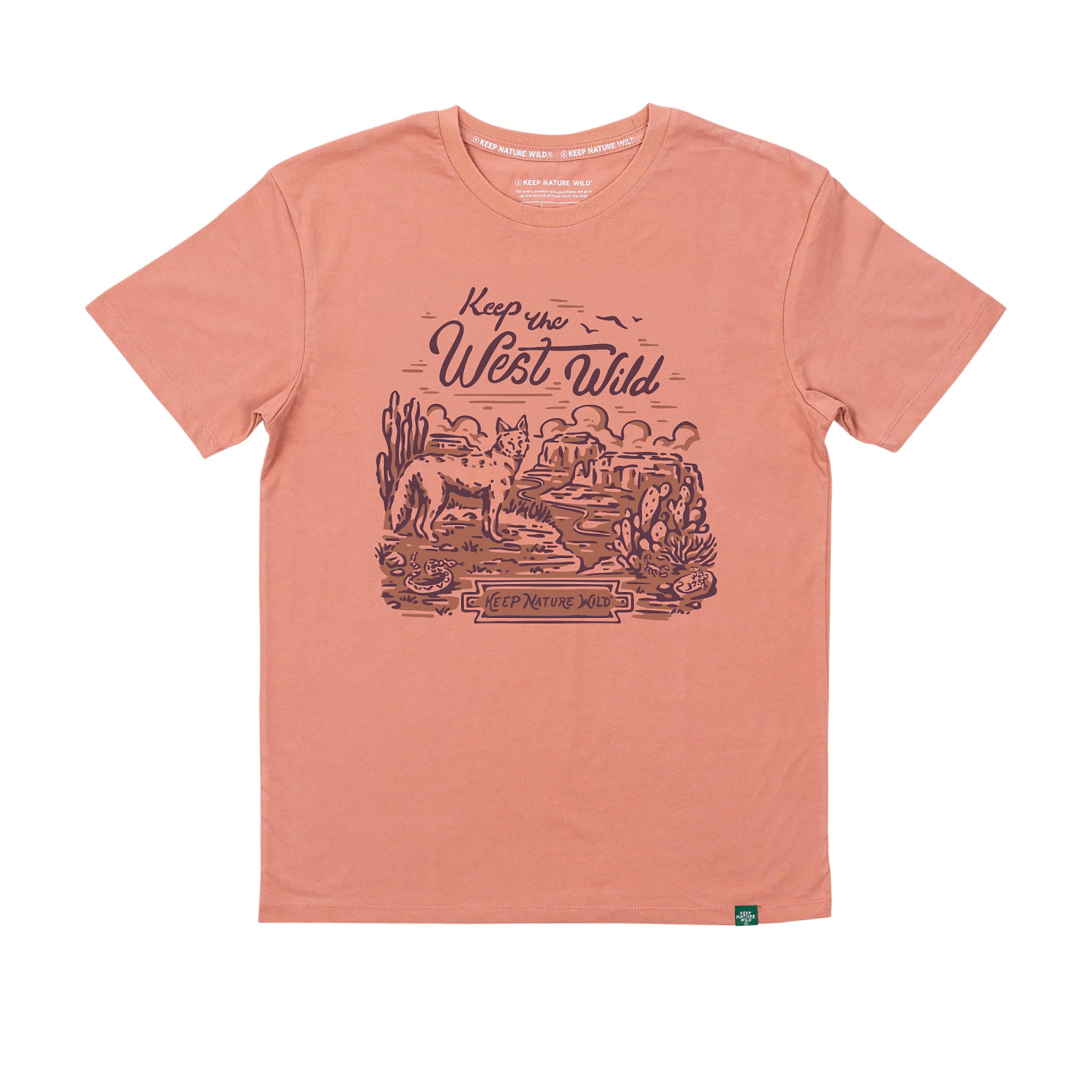 Keep The West Wild Unisex Tee | Canyon Rose