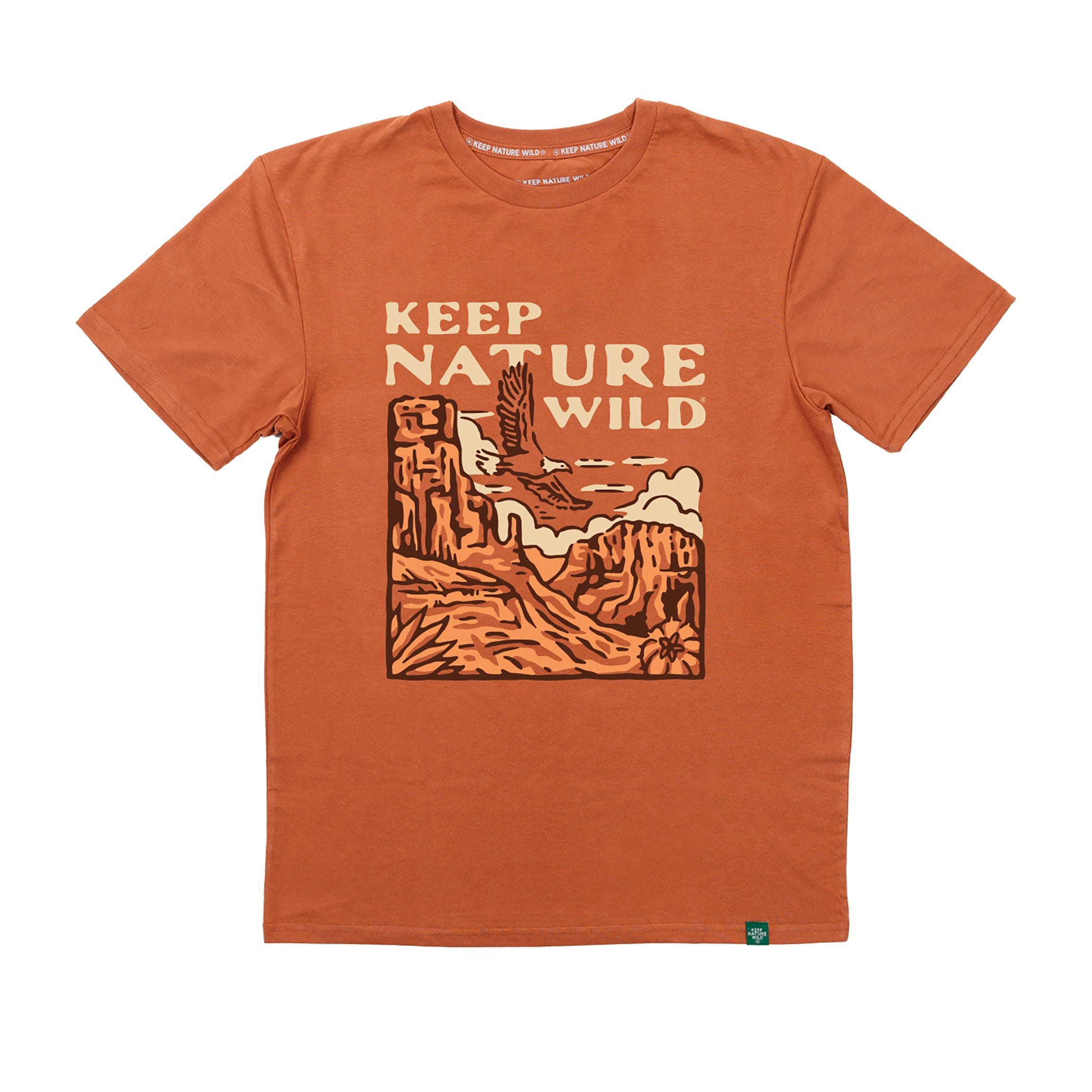 Wild Canyon Unisex Tee | Redwood