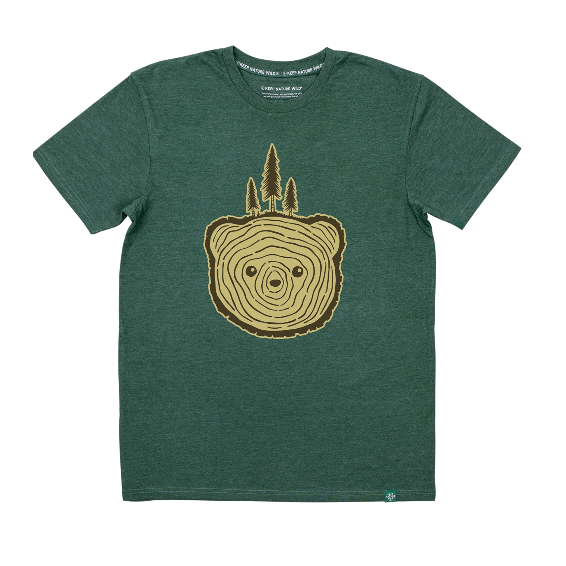 Bear Tree Unisex Tee | Heather Forest