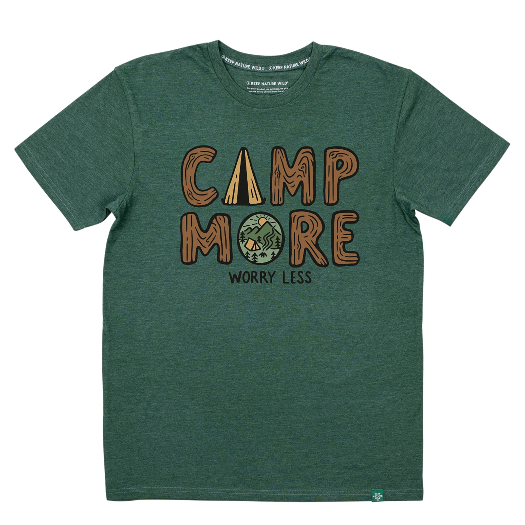 Camp More Unisex Tee | Heather Forest
