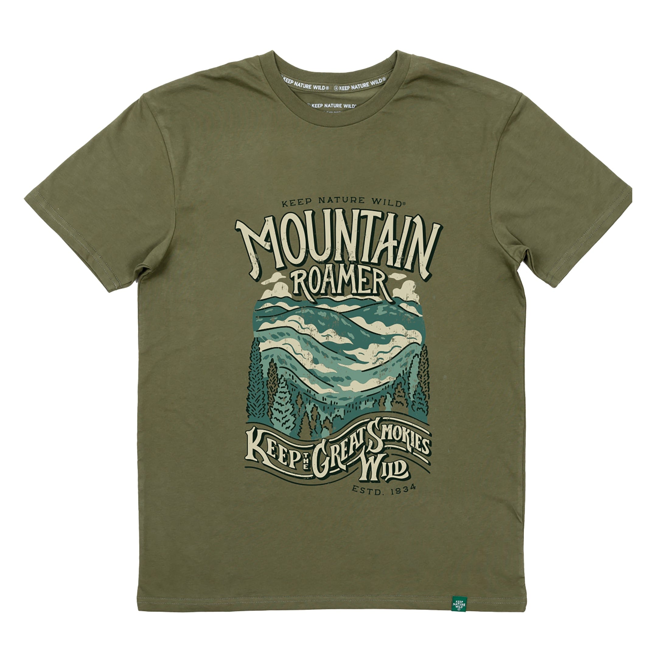 Mountain Roamer Unisex Tee | Olive