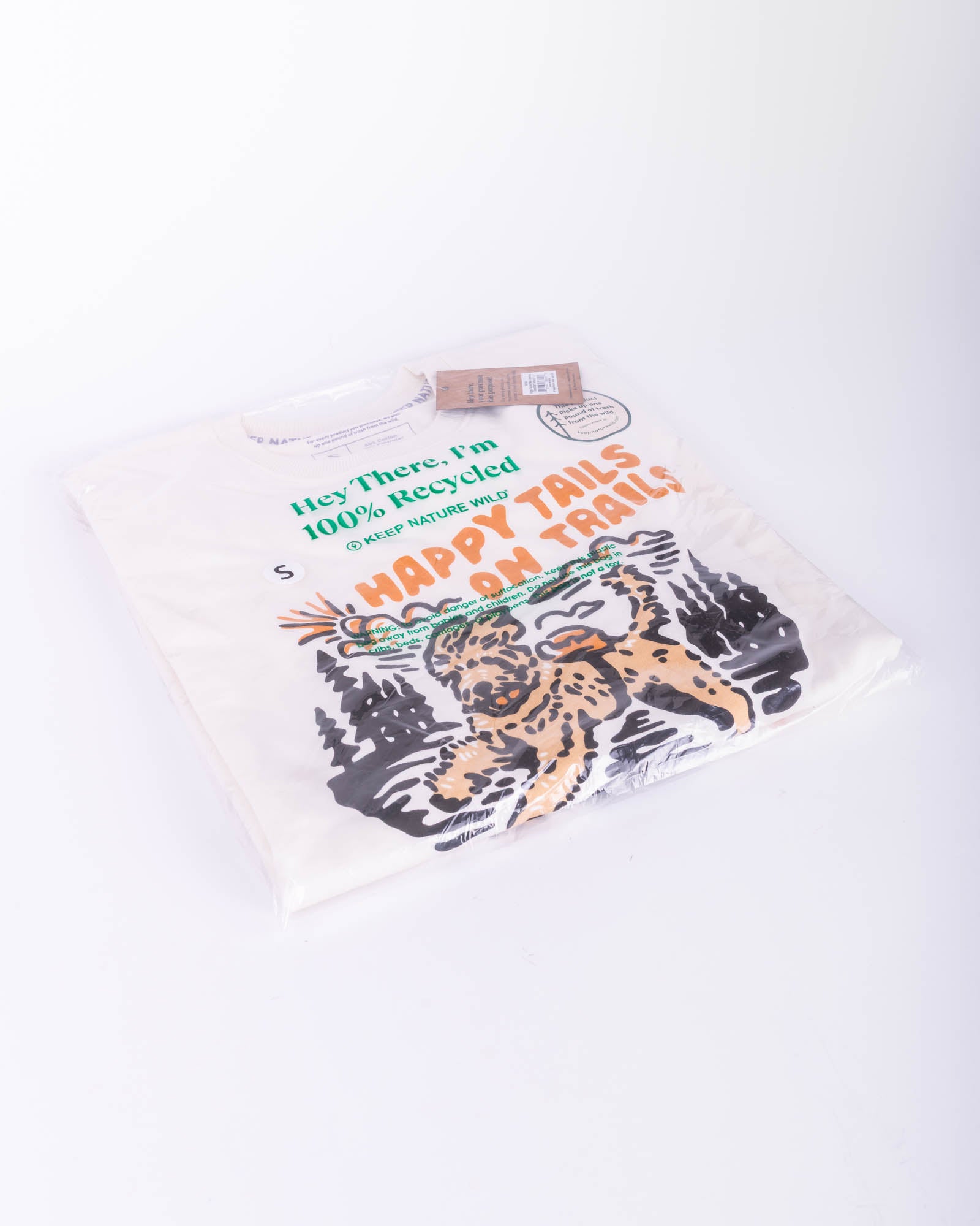Happy Tails On Trails Crewneck Sweatshirt | Natural