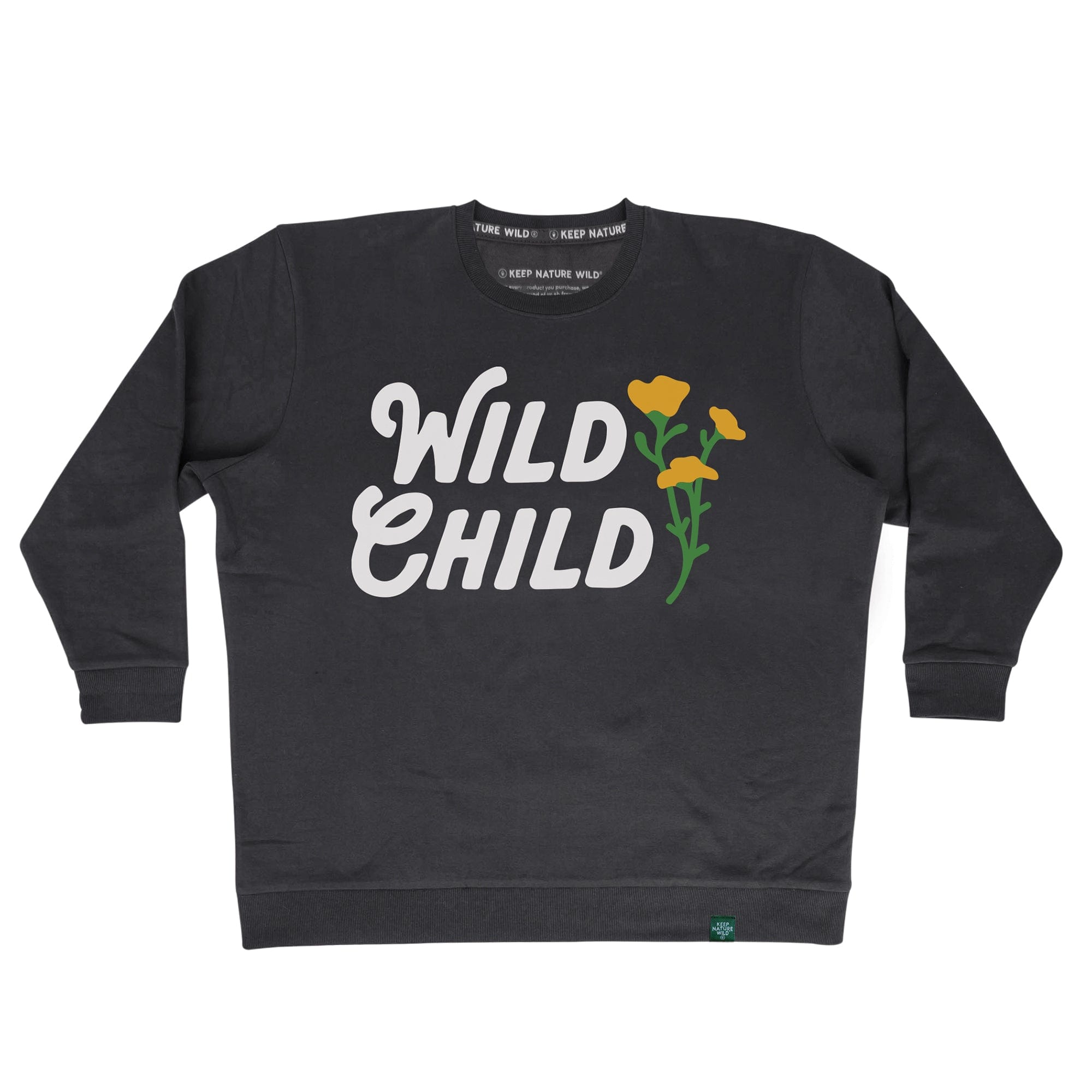 Wild Child Crewneck Sweatshirt | Coal