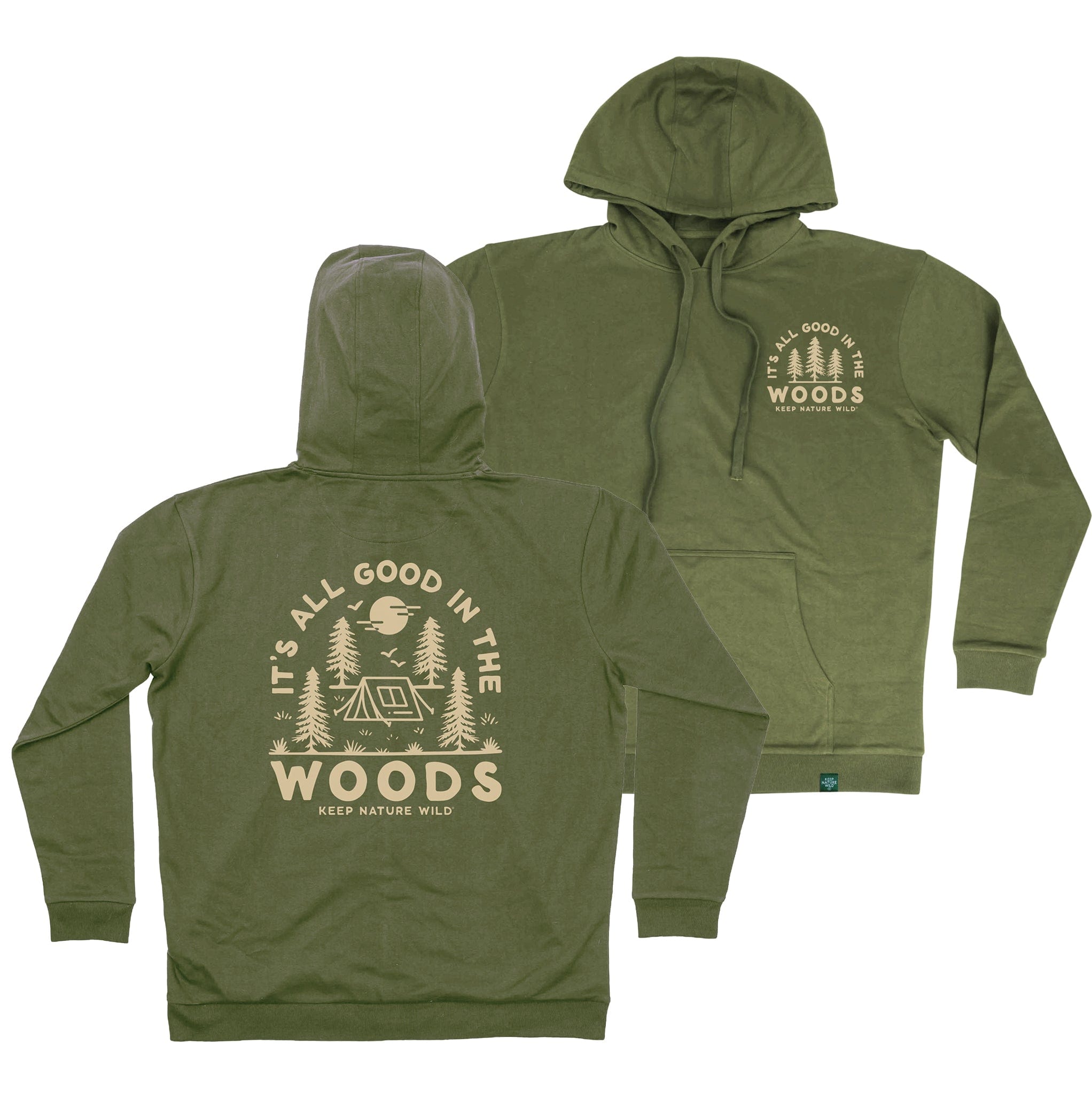 Good In The Woods Pullover Hoodie | Olive