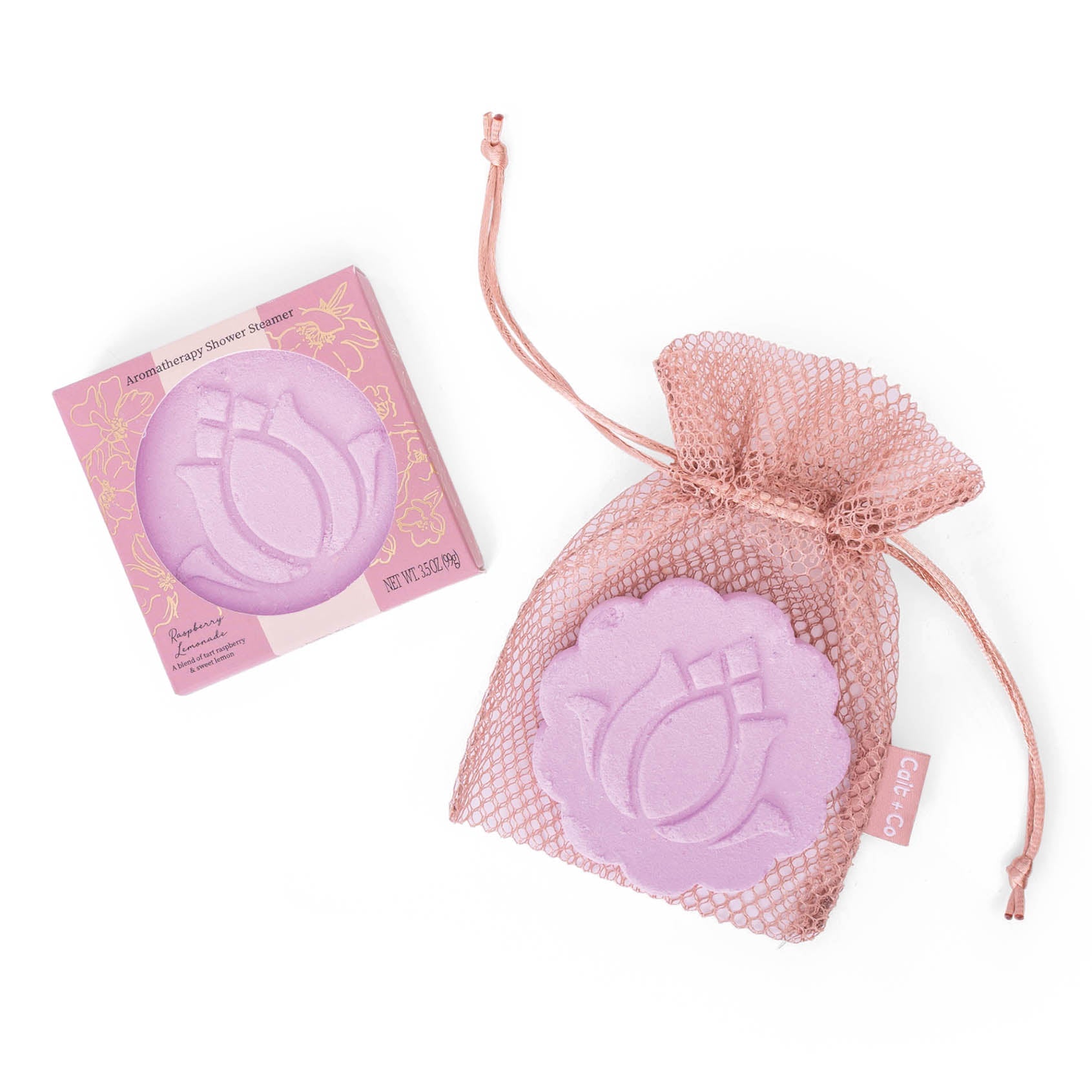 Wild Blossom Shower Steamer - Raspberry & Sweet Lemon