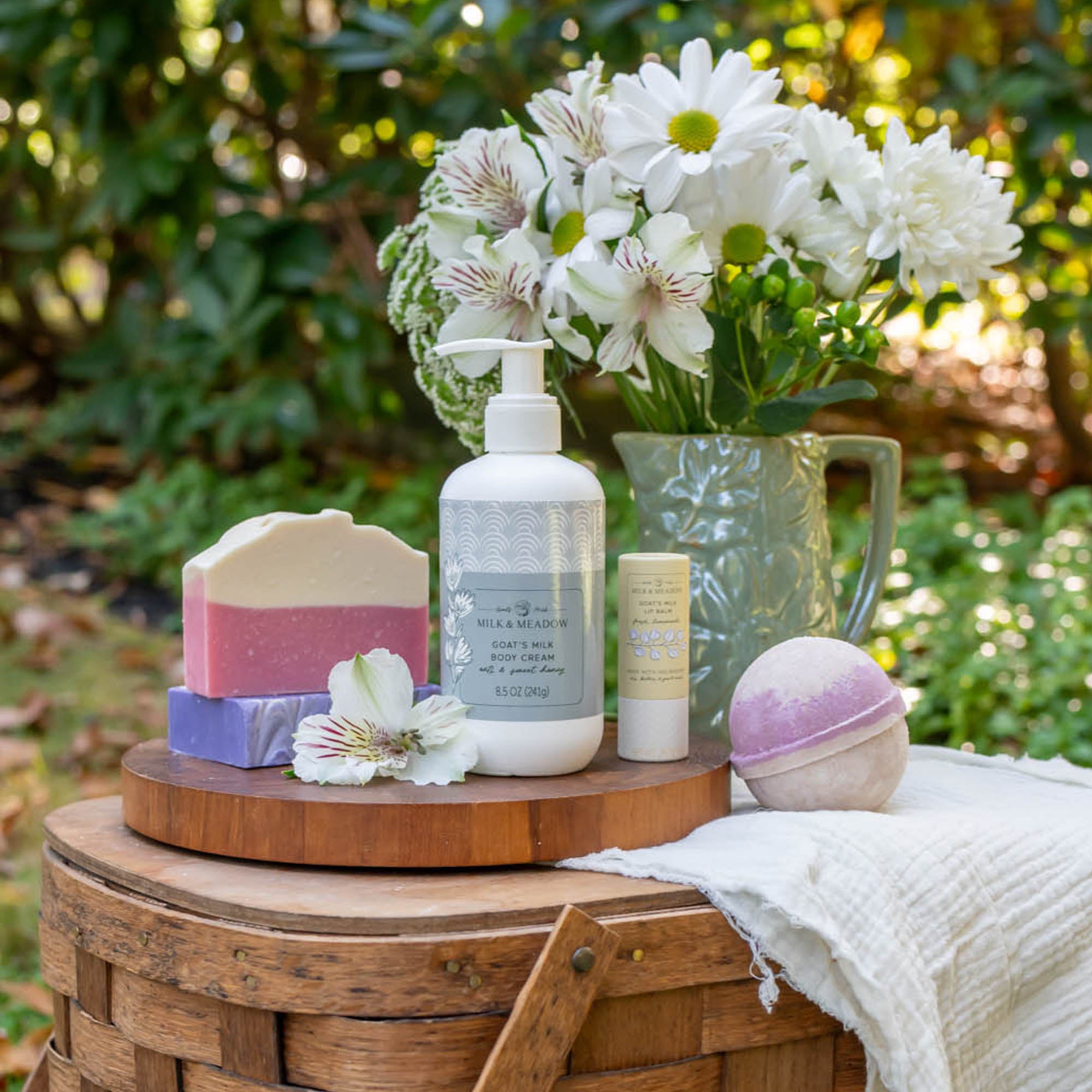 Milk & Meadow Bar Soap: Raspberries & Cream