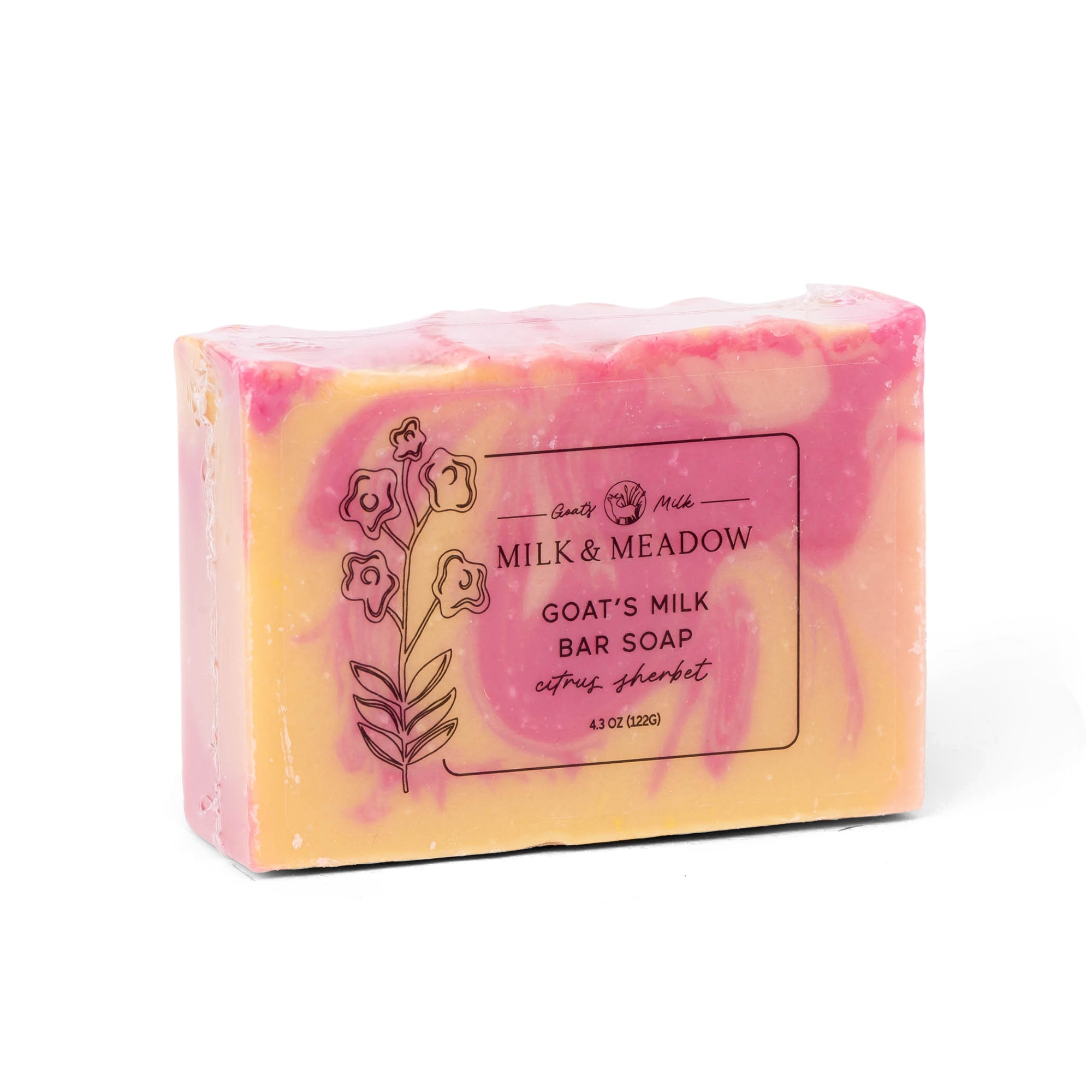 Milk & Meadow Bar Soap: Citrus Sherbet