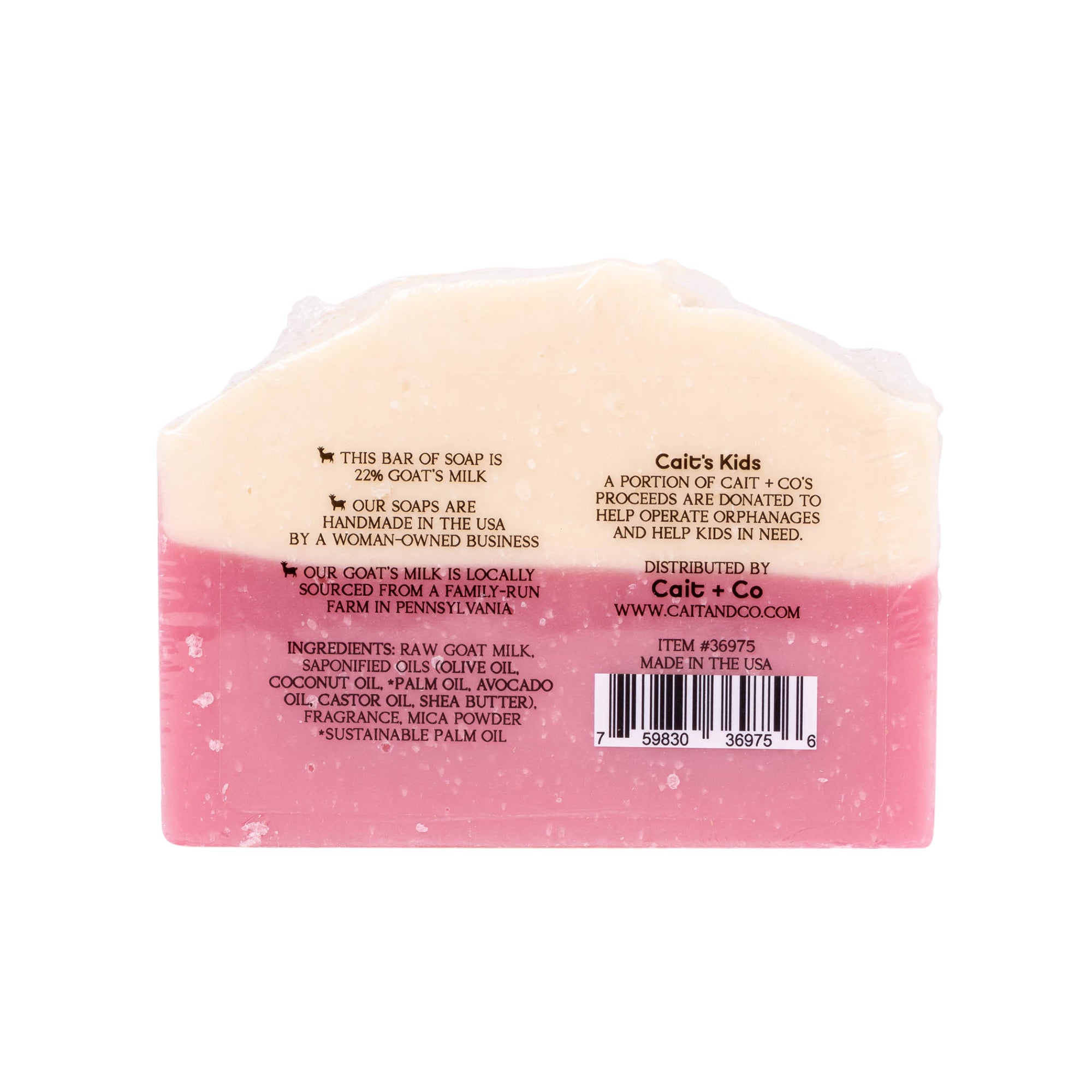 Milk & Meadow Bar Soap: Raspberries & Cream