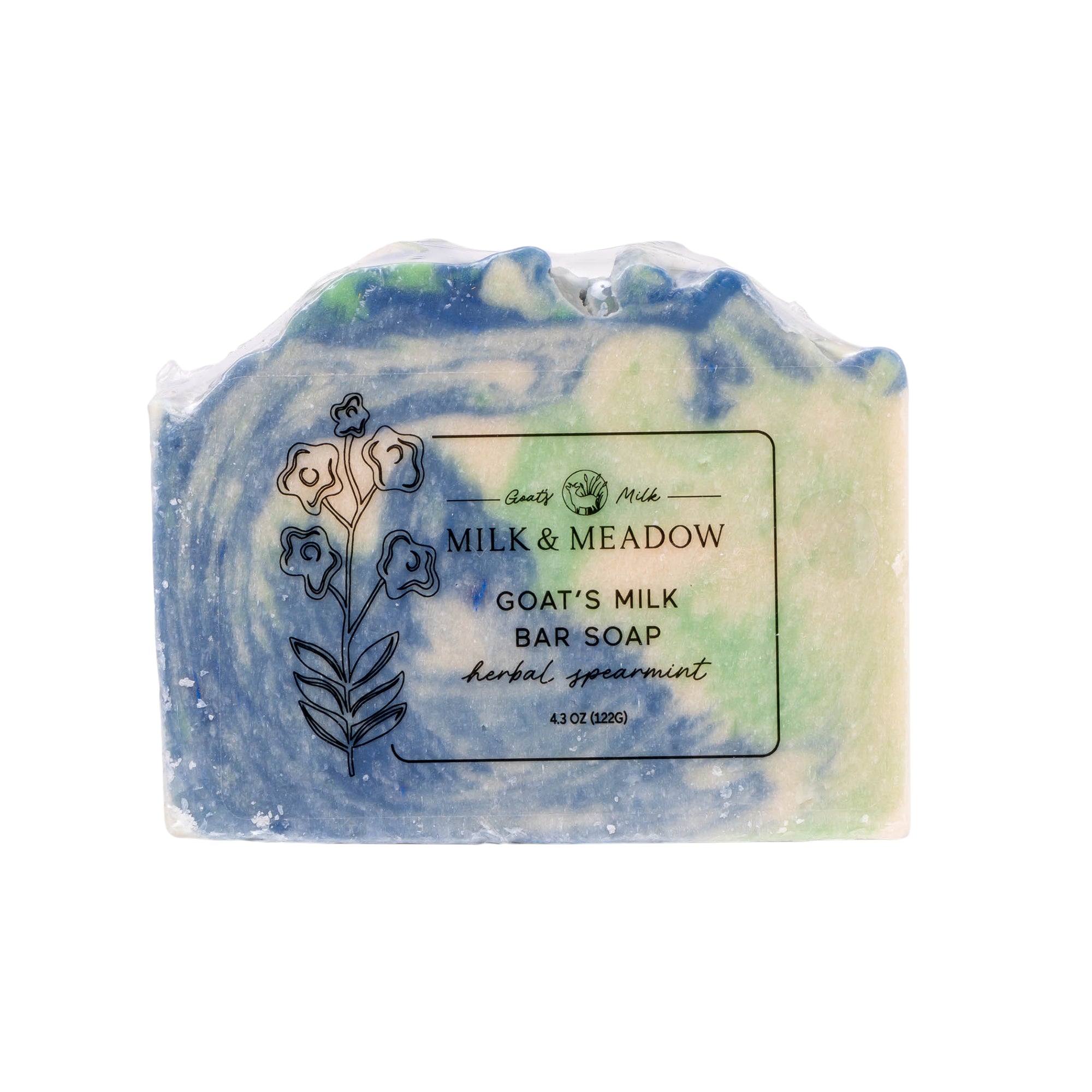 Milk & Meadow Bar Soap: Herbal Spearmint