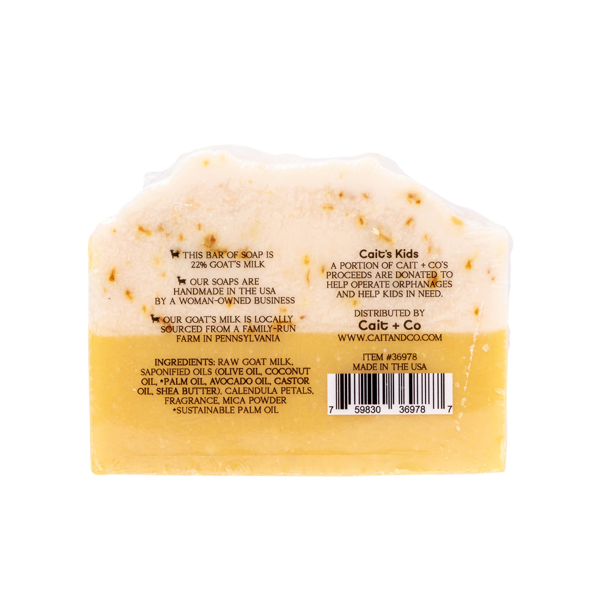 Milk & Meadow Bar Soap: Yuzu Lemonade