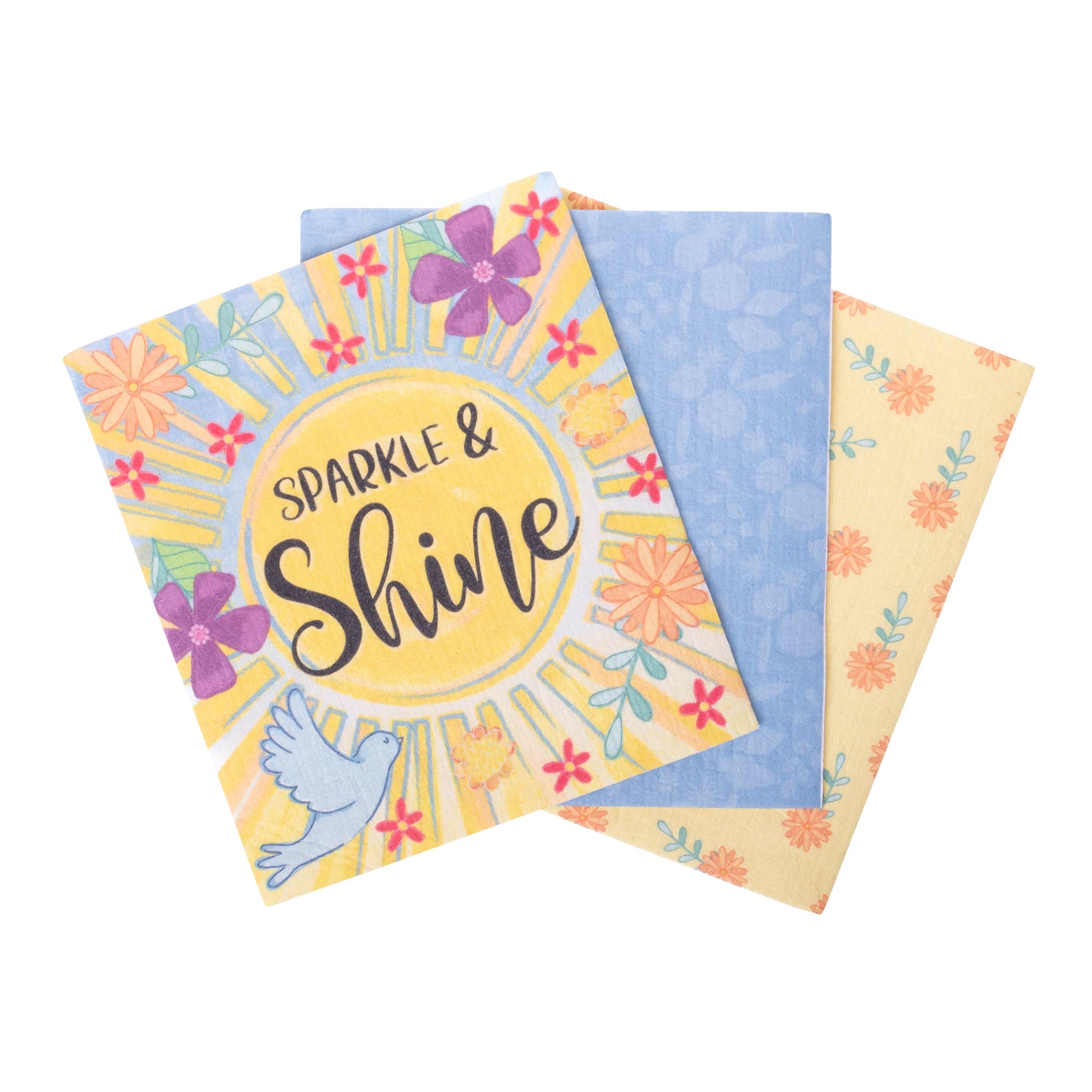 ECO Friendly Dishcloth Set: Sparkle & Shine