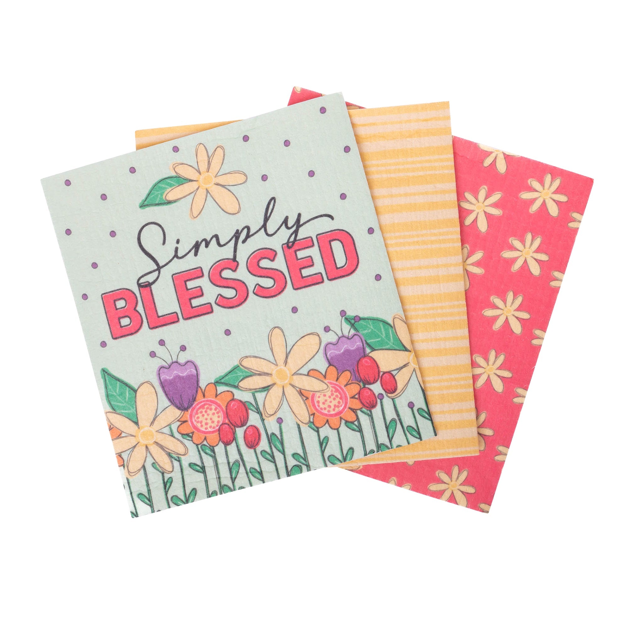 ECO Friendly Dishcloth Set: Simply Blessed