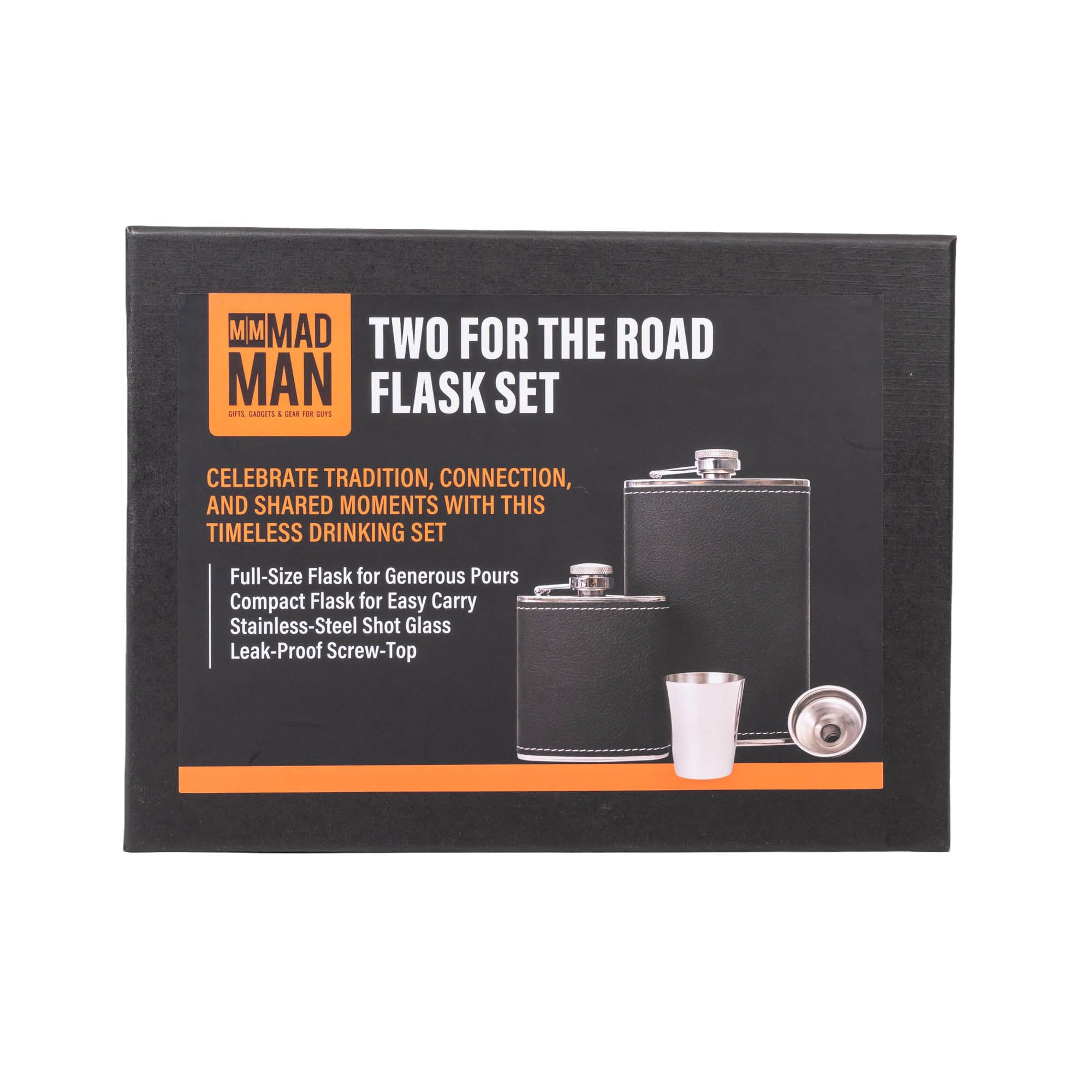 Two For The Road Flask Set