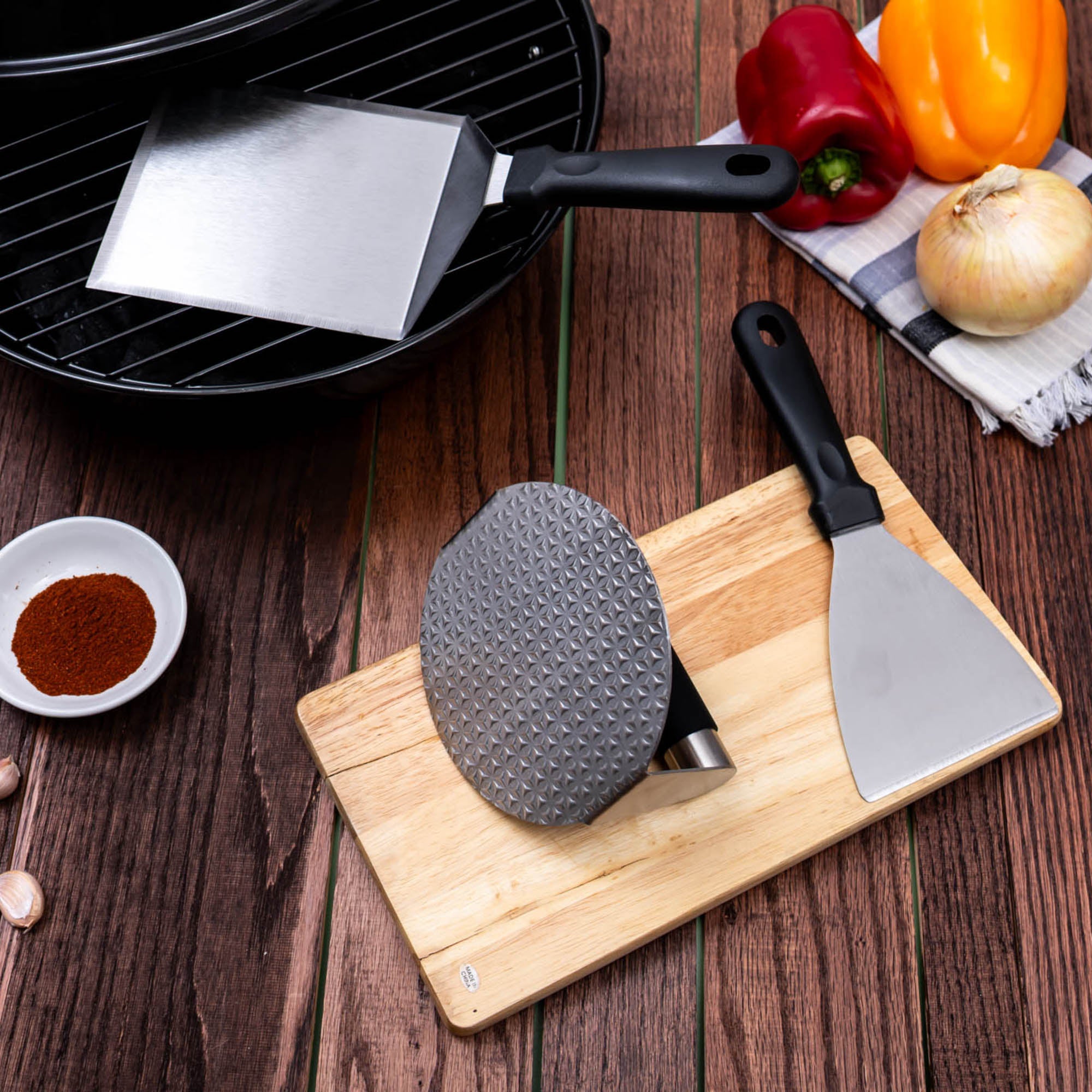 GrillMaster Smash Burger Set