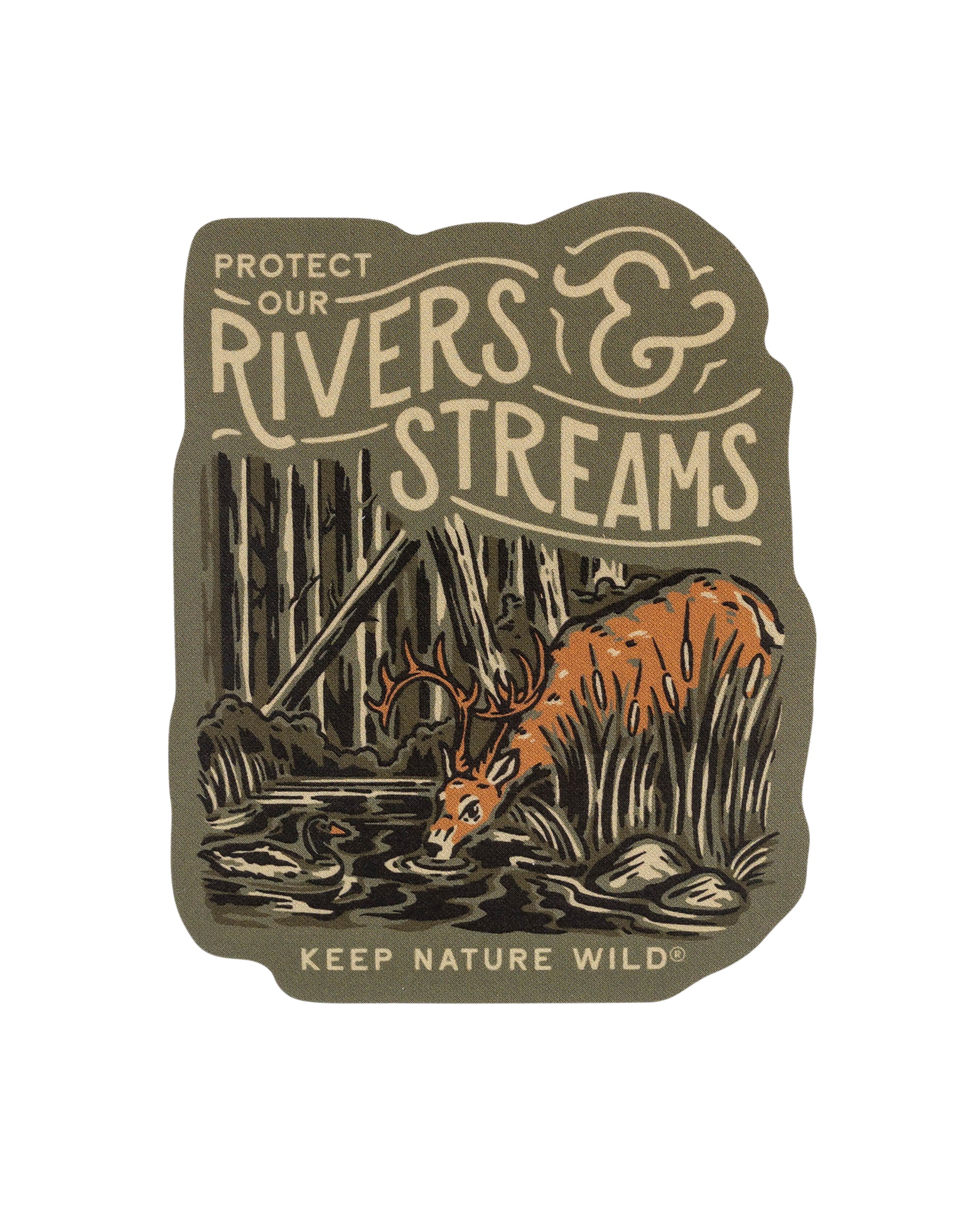Protect Our Rivers & Streams | Sticker