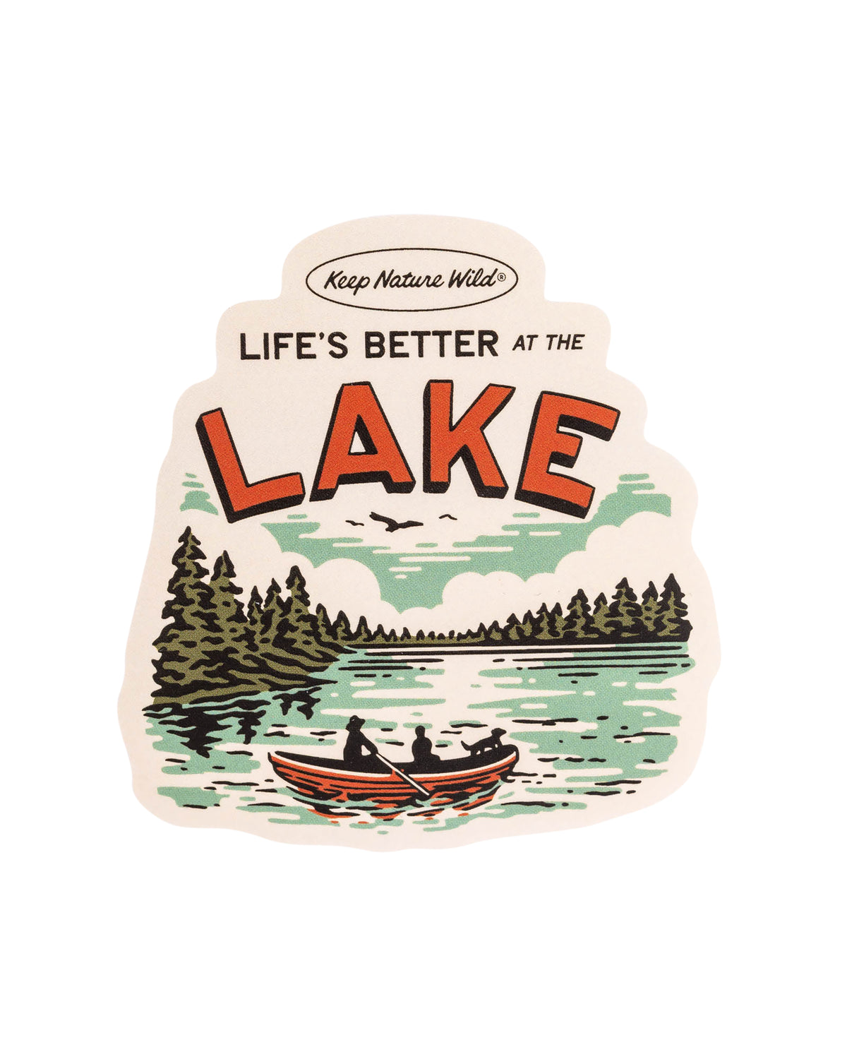 Life's Better At The Lake | Sticker